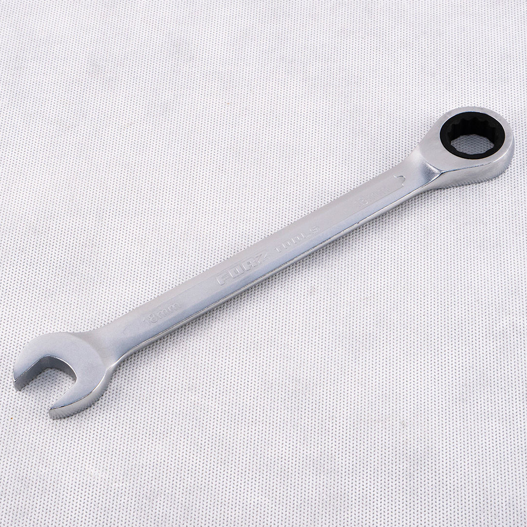 Комбинированный трещоточный ключ FORZ 18 мм, CrV, 72 зуба