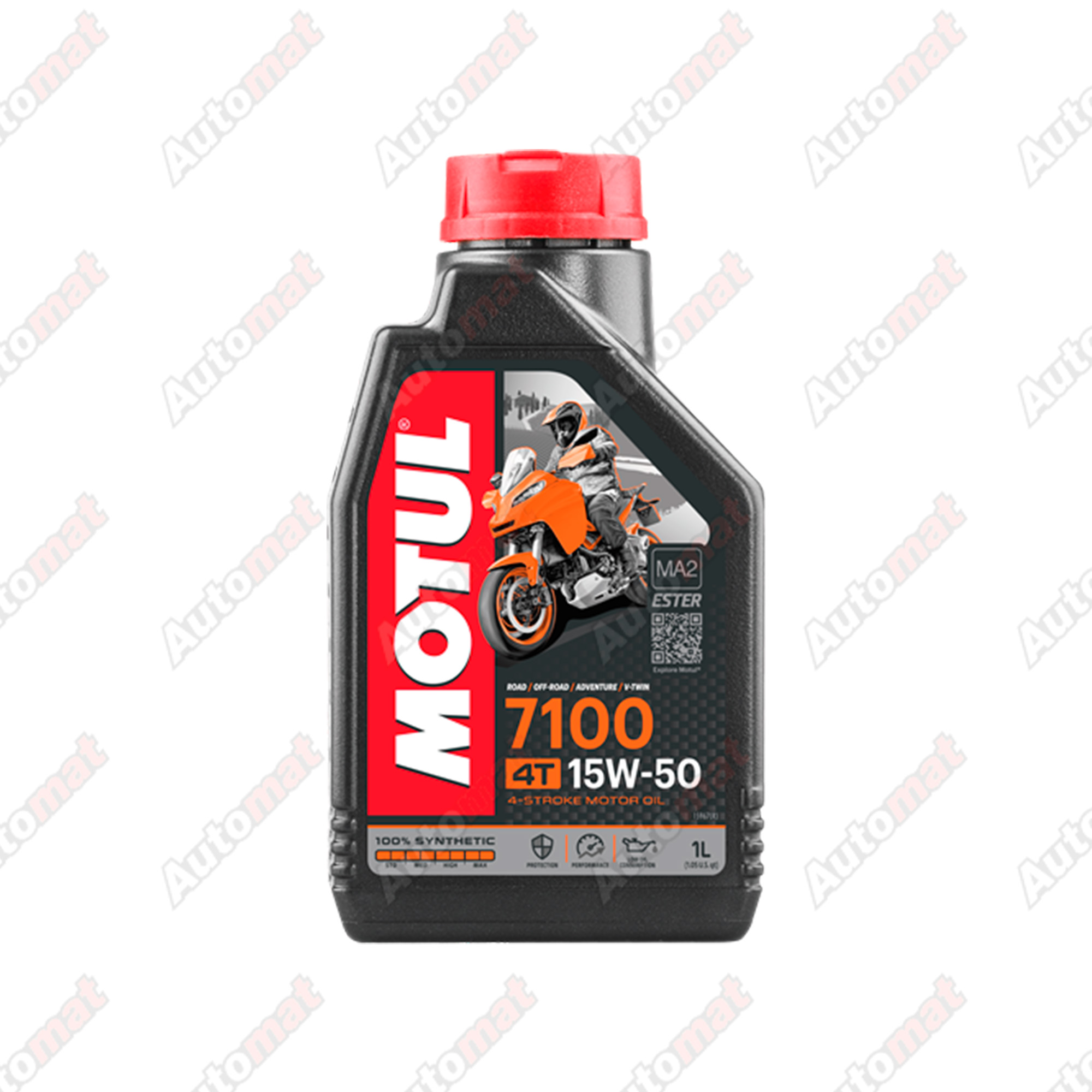 Масло моторное синтетическое Motul 7100 4T 15W50, 1л