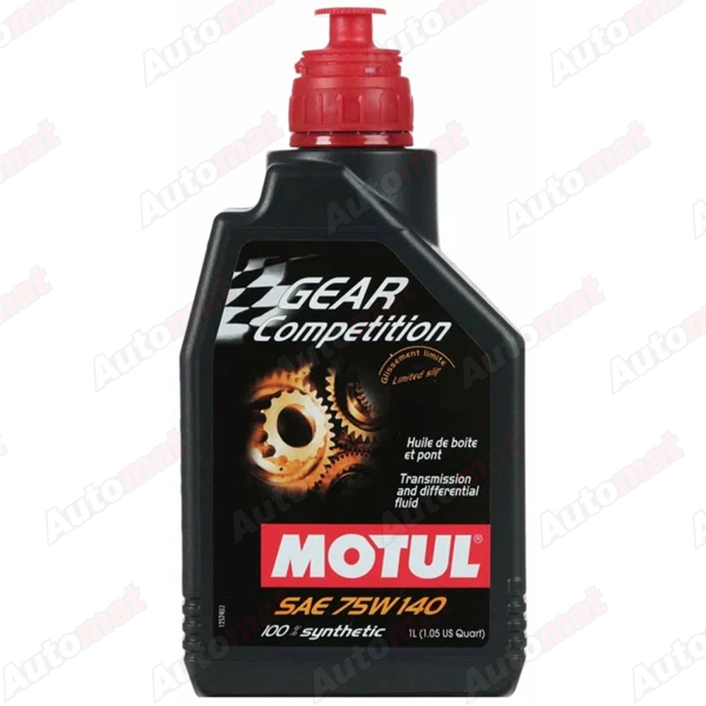 Трансмиссионное масло Motul Gear Competition 75W140, синтетическое (1л)