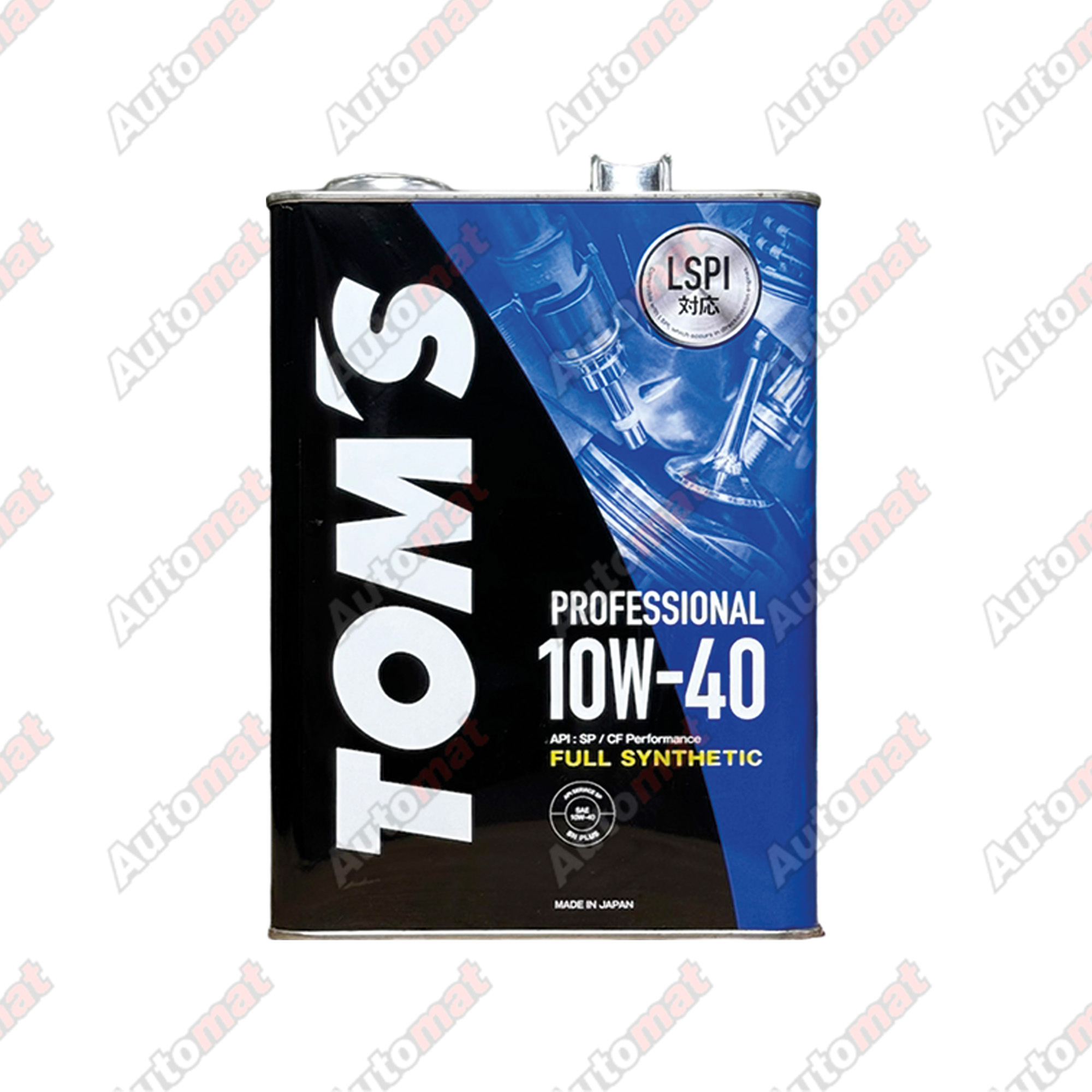 Моторное масло TOM`S Professional SP CF 10W-40, 4л