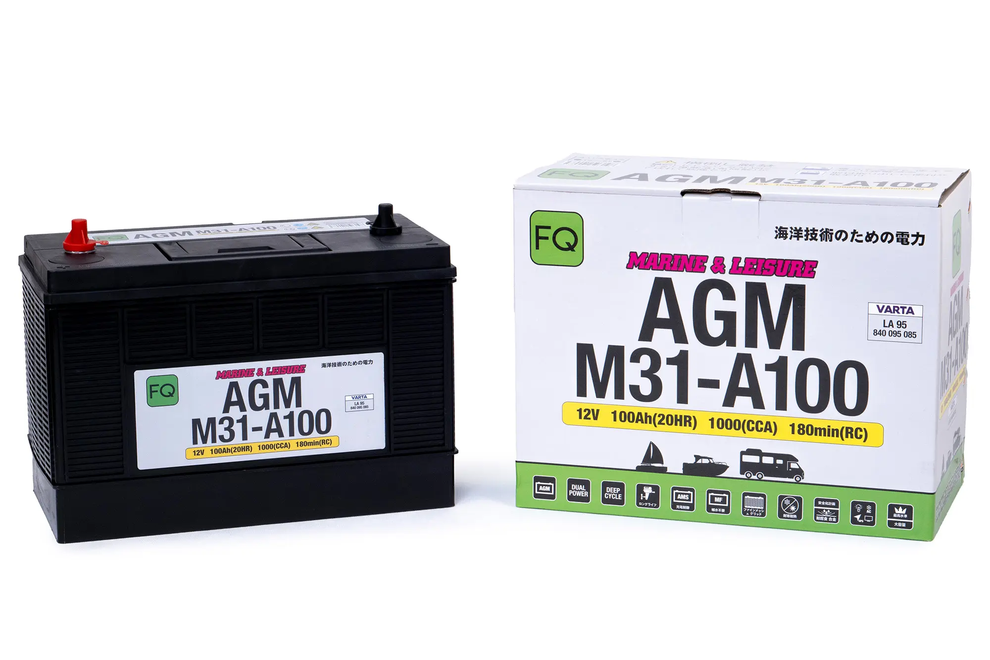 Аккумуляторная батарея FQ M31-A100 100Ah 1000A