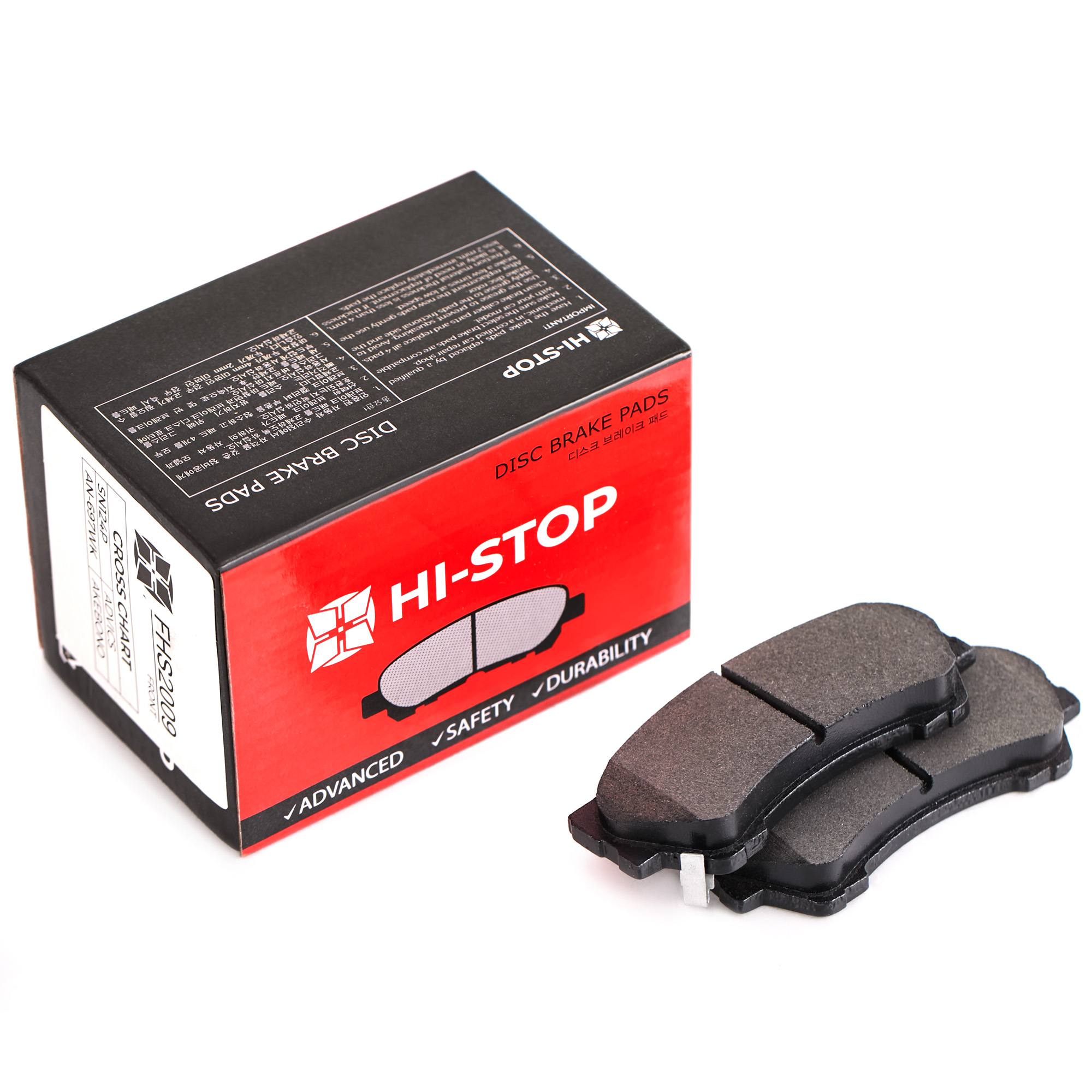 Колодки тормозные дисковые HI-STOP FHS2009