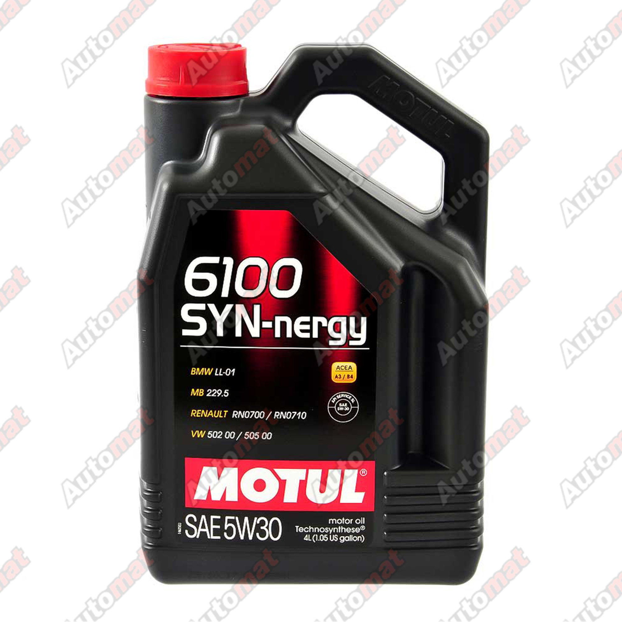 Моторное масло Motul 6100 SYN-NERGY 5W30 Technosynthese, 4л