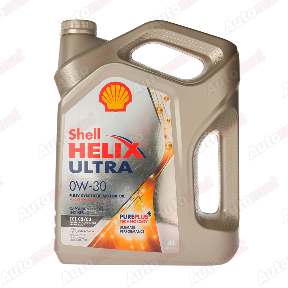 Моторное масло Shell Helix Ultra ECT С2/С3 SN 0W-30, 4л