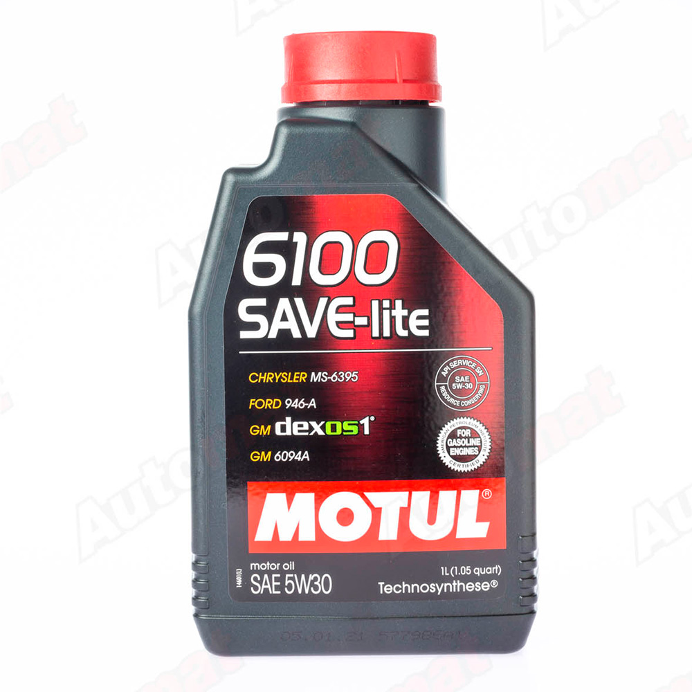 Моторное масло Motul 6100 SAVE-LITE 5W30 Technosynthese, 1л