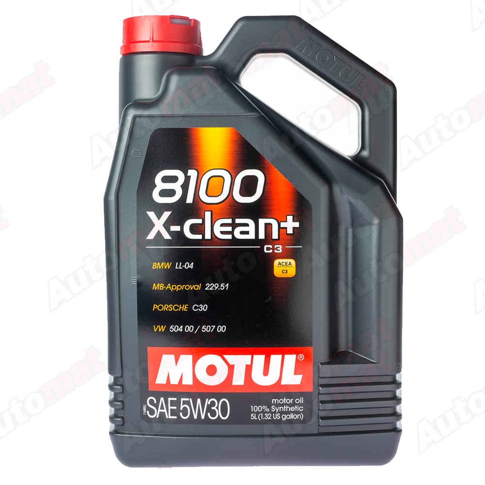 Моторное масло Motul 8100 X-clean + C3 5W30, 5л