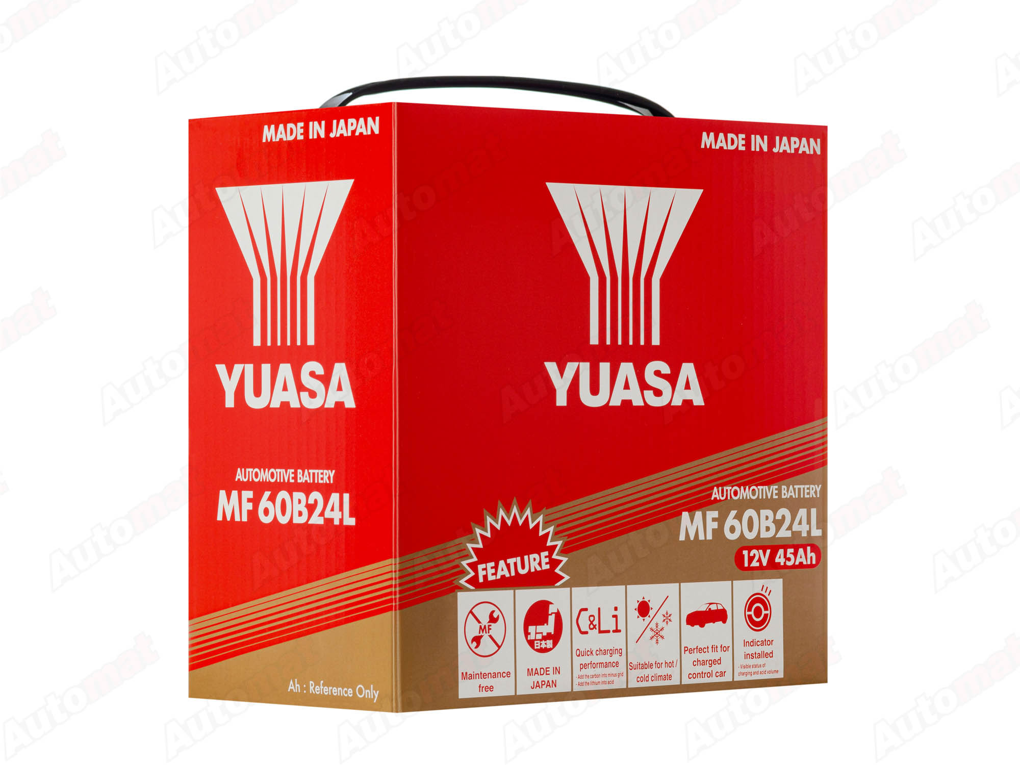 Аккумулятор YUASA MF SERIES 45 А/ч Y5-60B24L