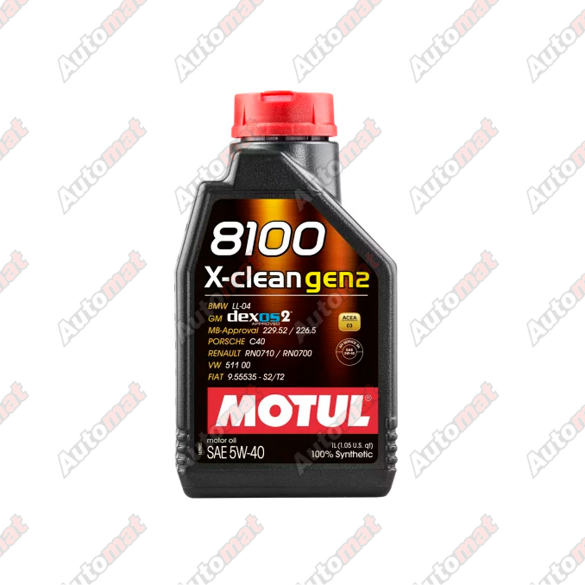 Моторное масло Motul 8100 X-clean C3 GEN2 5W40, 1л