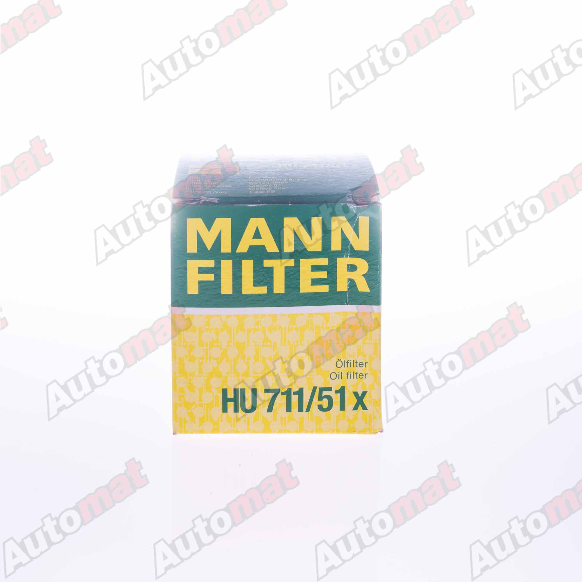 Фильтр масляный MANN-FILTER HU 711/51 X / O-007