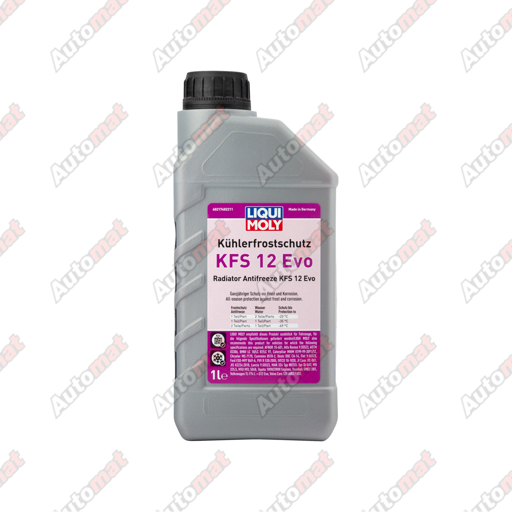 Антифриз-концентрат LiquiMoly Kuhlerfrostschutz KFS 12 Evo, 1л 21740