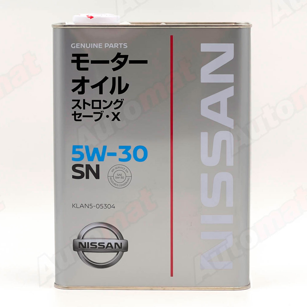 Моторное масло NISSAN SN STRONG SAVE X 5W-30, 4л