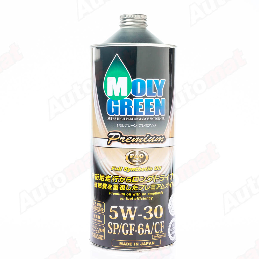 Моторное масло Molygreen Premium 5W-30 SP/GF-6A/CF, 1л