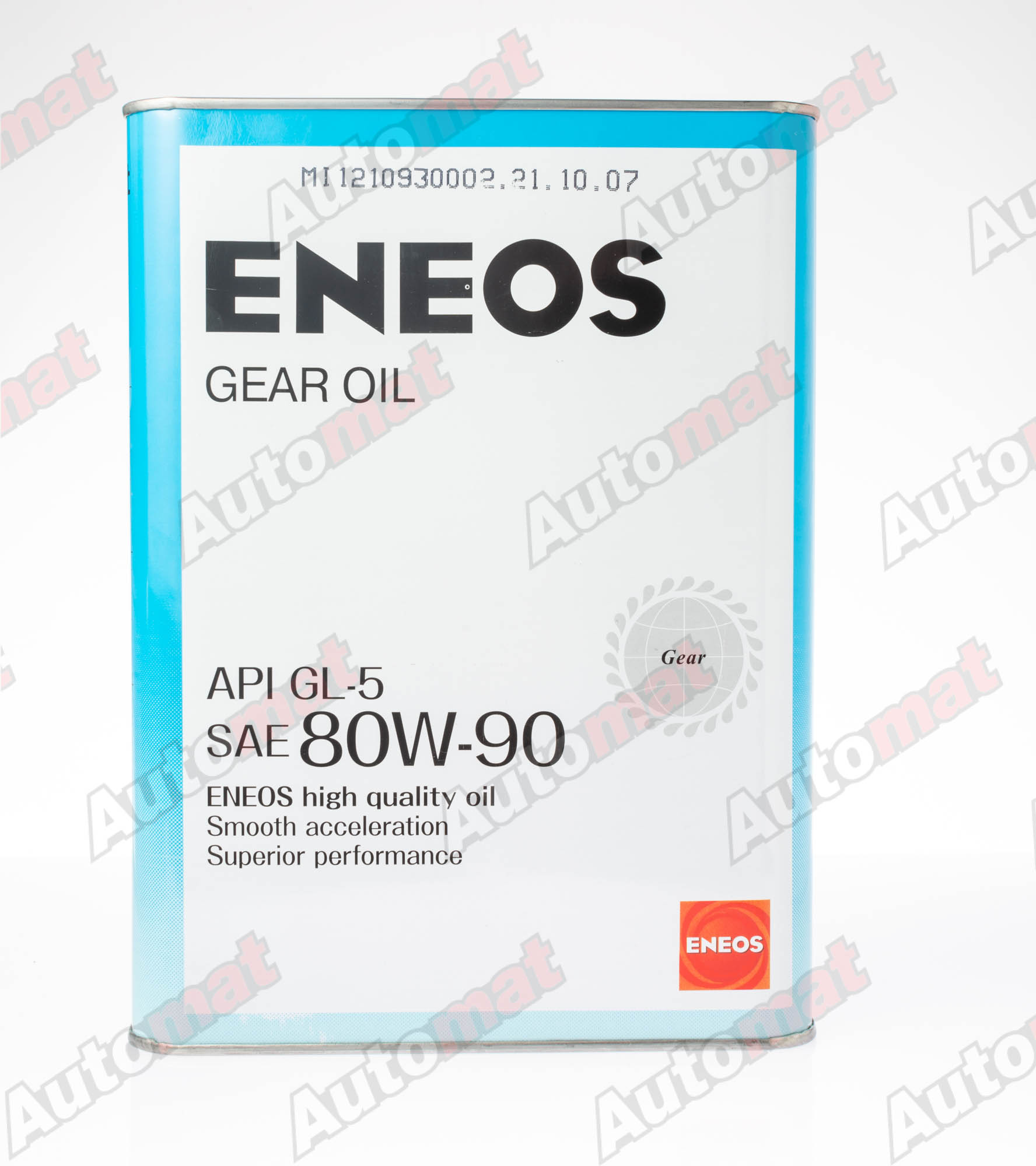 Трансмиссионное масло ENEOS GEAR GL-5 80W90, 4л