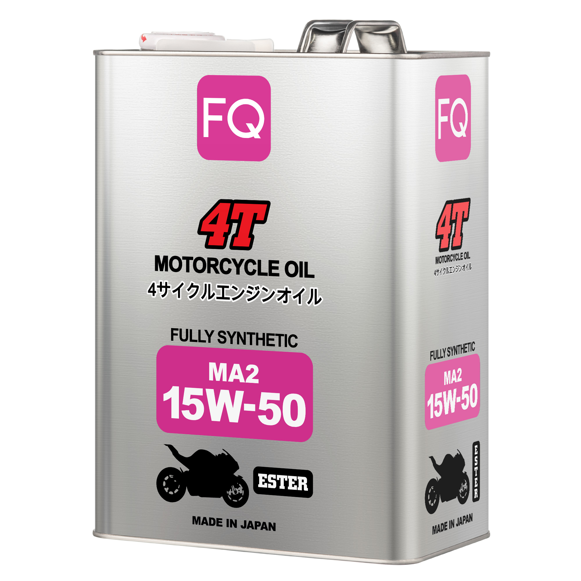 Масло моторное FQ 15W-50 4T MA2/SP FULLY SYNTHETIC (ESTER), 4л