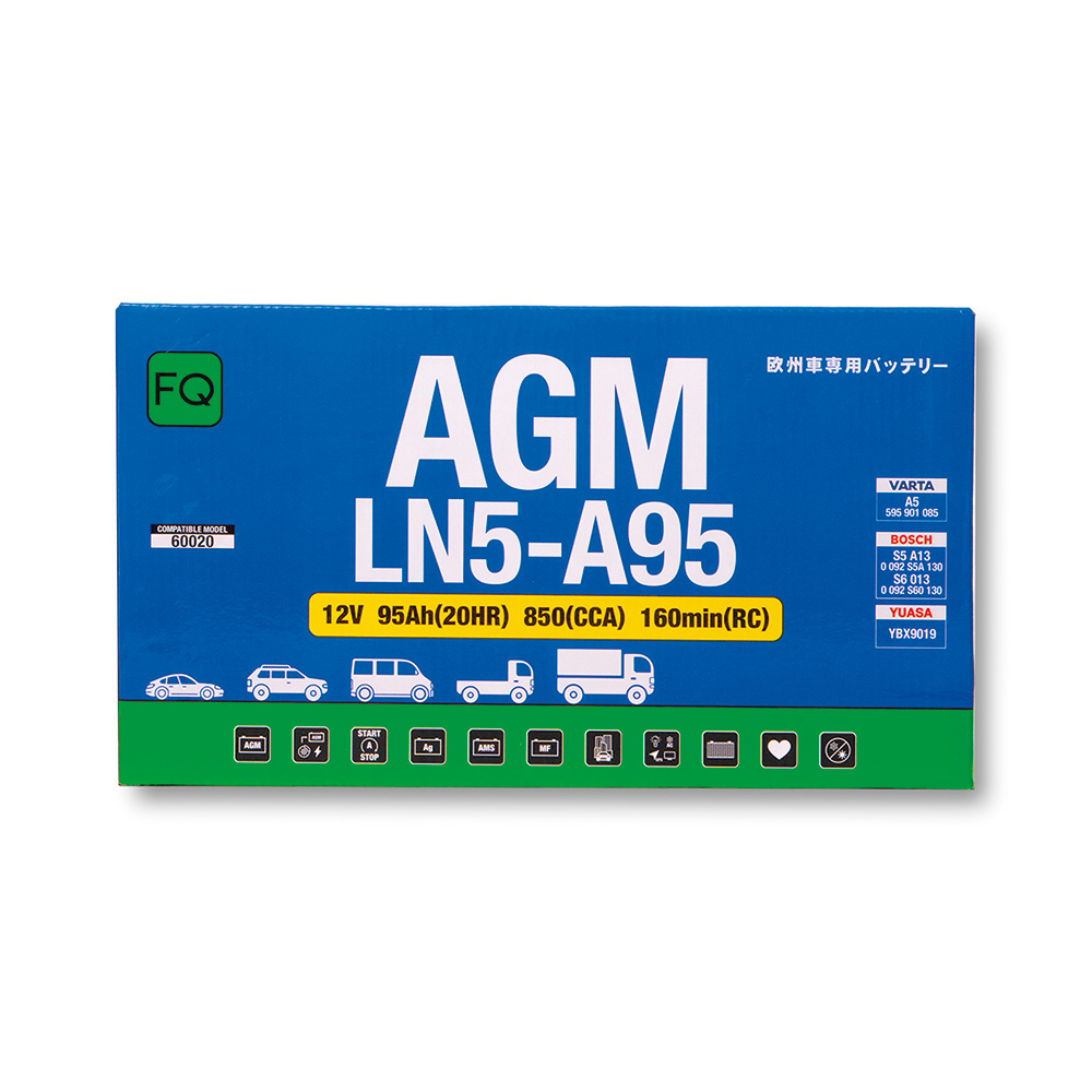 Аккумуляторная батарея FQ DIN AGM LN5-A95 95Ah