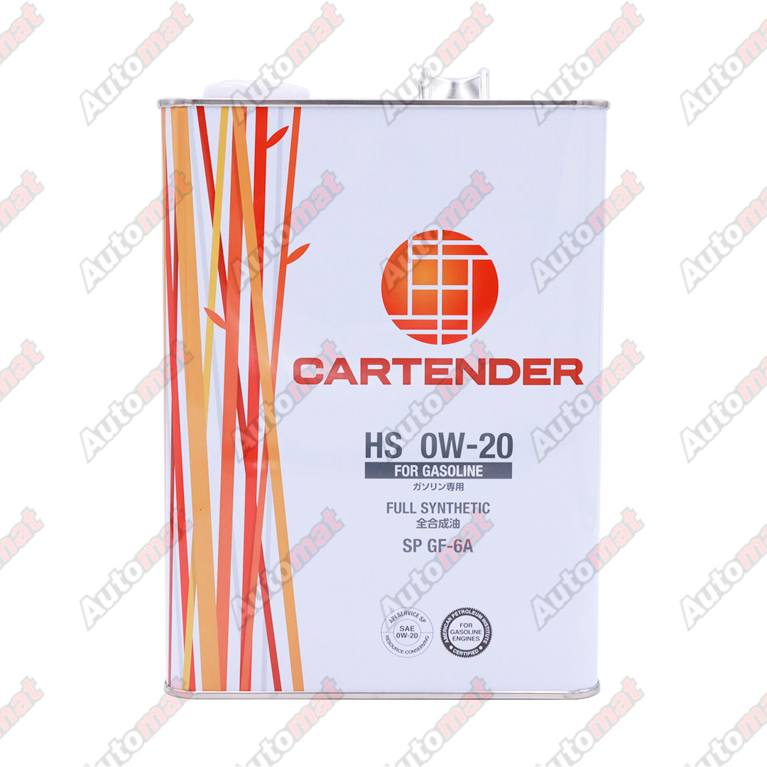 Масло моторное Cartender 0W-20 HS SP GF-6A, 4л