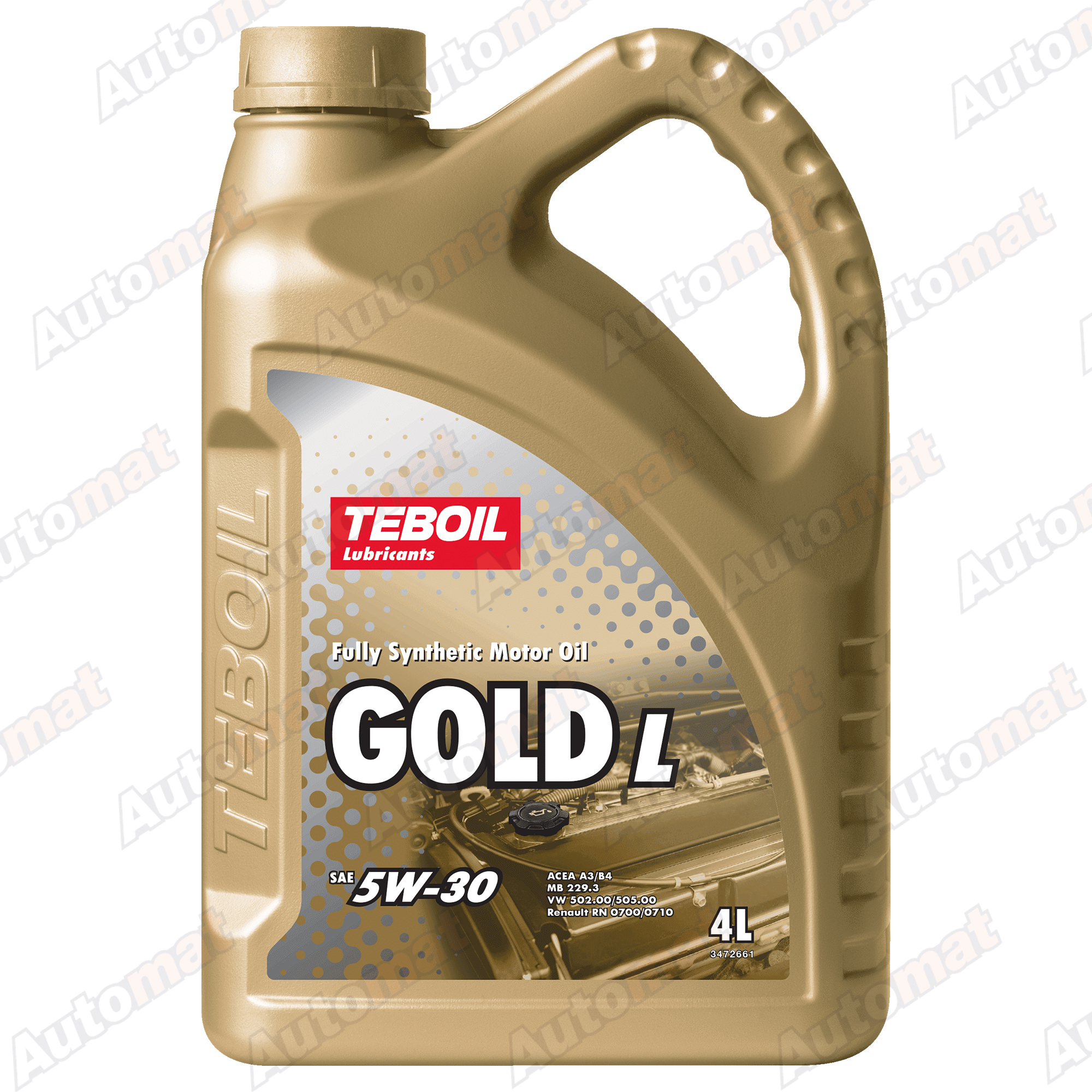 Масло моторное Teboil Gold L 5W-30 синтетическое 4л