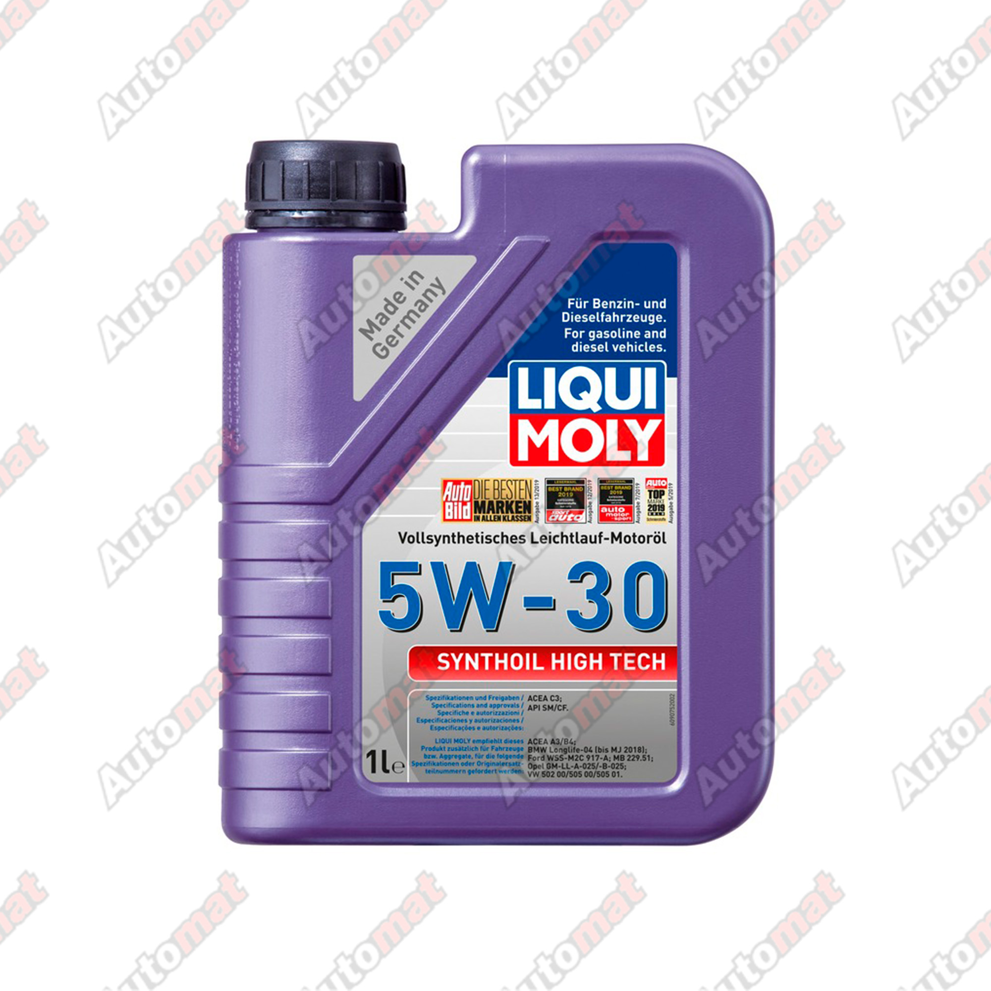 Моторное масло LiquiMoly 5W-30 CF/SM C3 Synthoil High Tech, 1л