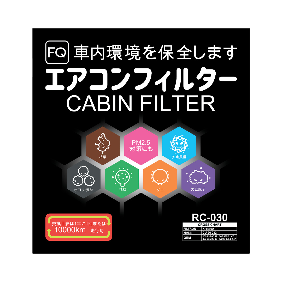 Фильтр салонный FQ RC-030