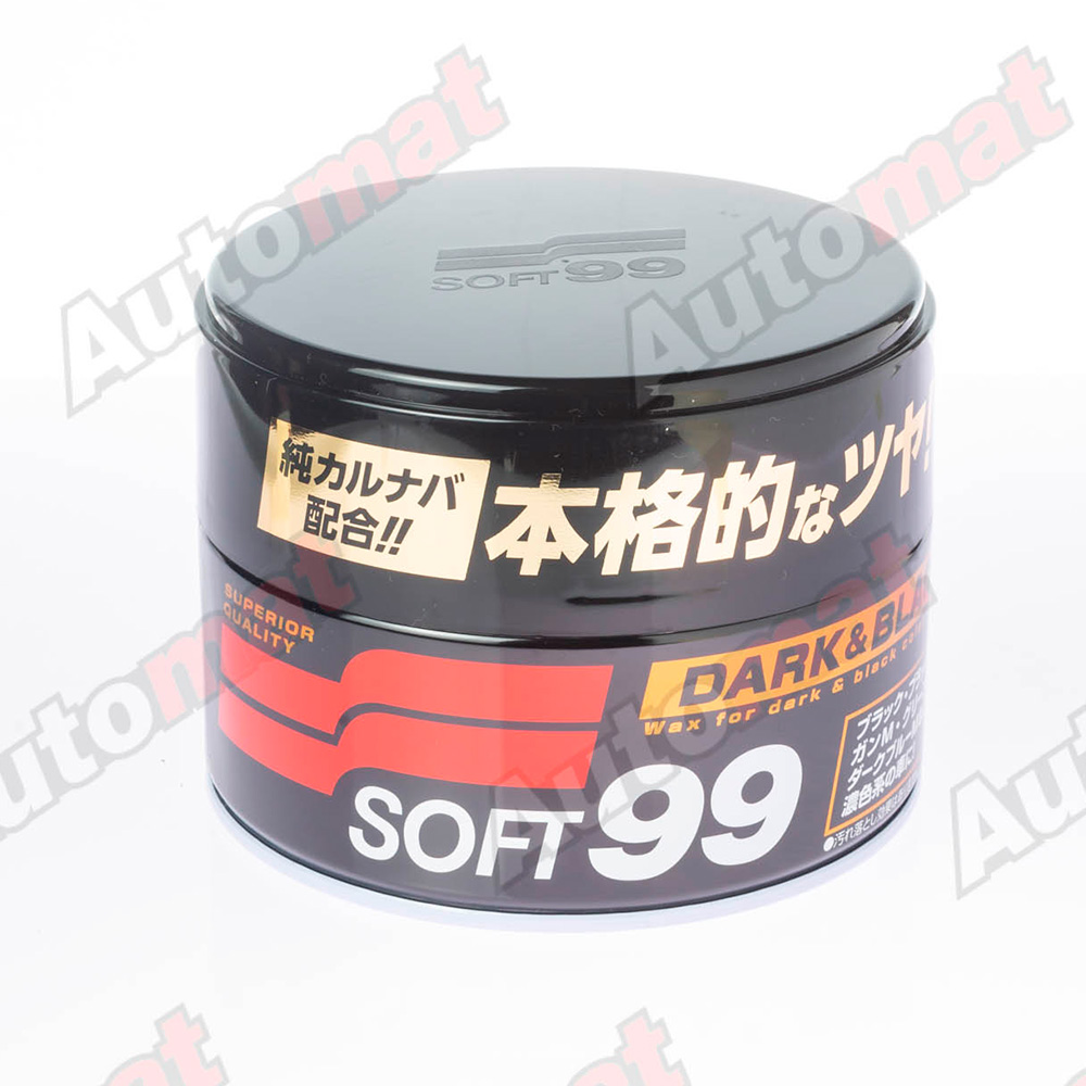 Полироль для кузова защитный Soft99 Soft Wax для тёмных авто, 300гр.