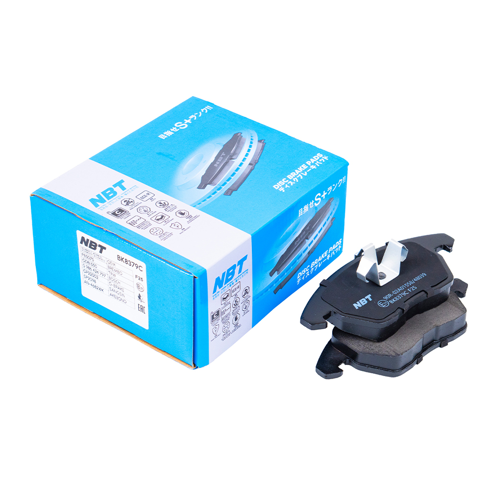 Колодки тормозные дисковые NBT BK8379C / AN-4682WK / SP2098 / 0986424797 / GDB1550 / P85075