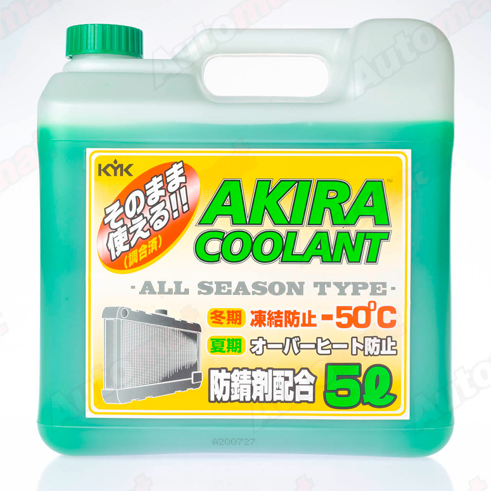 Антифриз AKIRA COOLANT -50°C зеленый, 5л