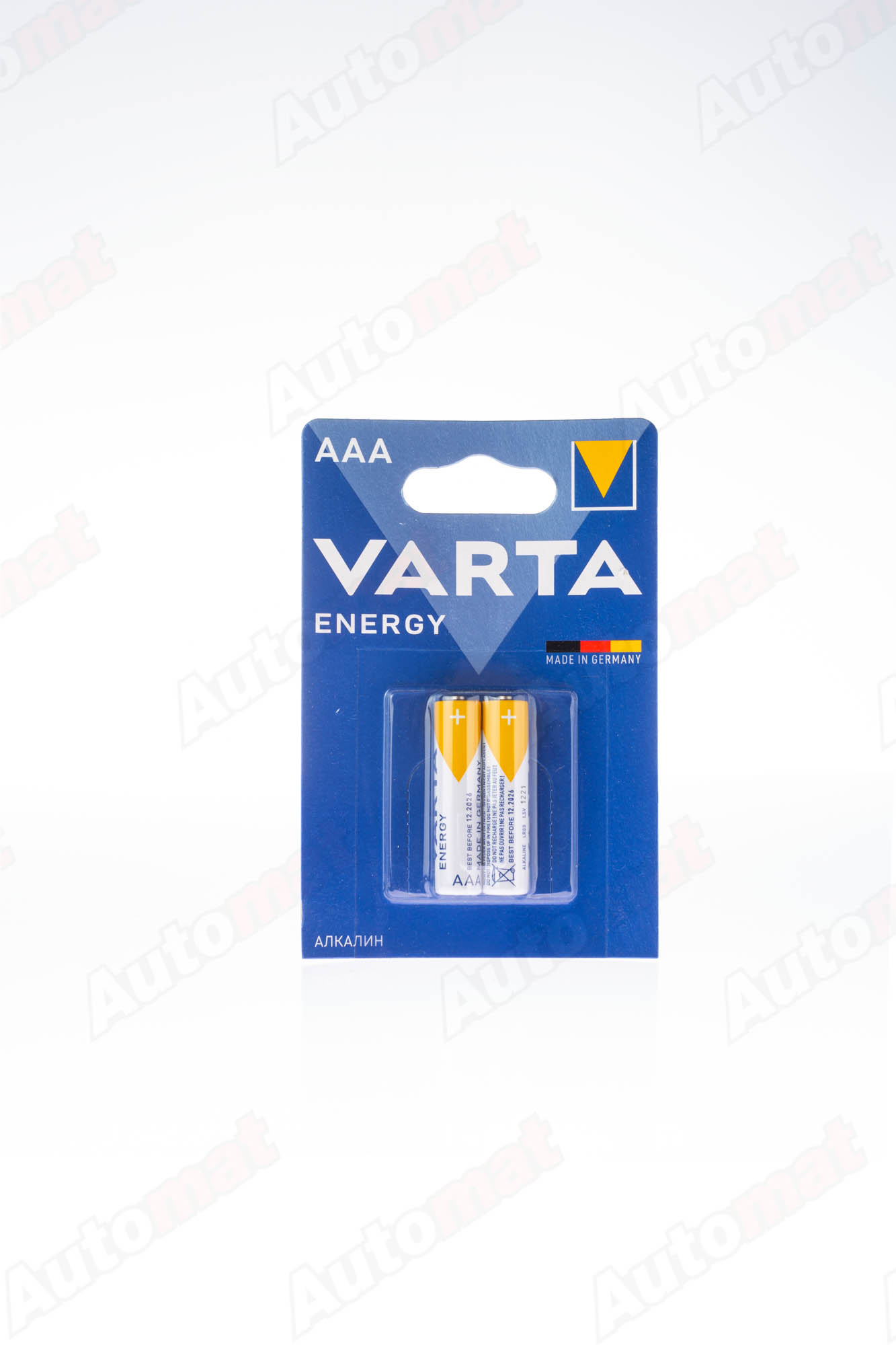 Батарейки щелочные VARTA ENERGY LR03, 2 шт