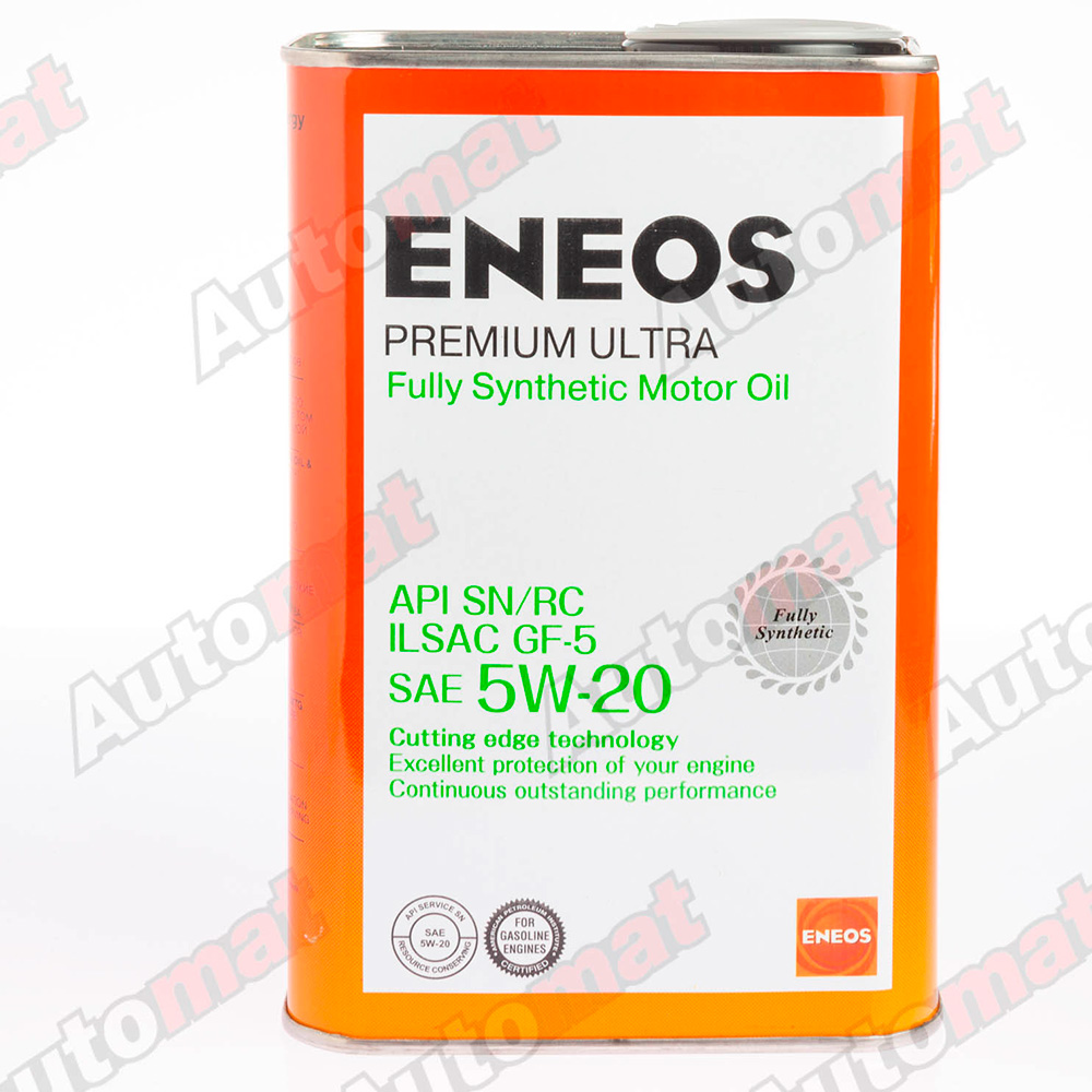 Моторное масло ENEOS PREMIUM ULTRA 5W-20 SN FULLY SYNTHETIC, 1л