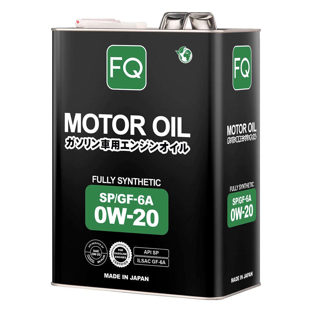 Моторное масло FQ 0W-20 SP/GF-6A FULLY SYNTHETIC, 4л