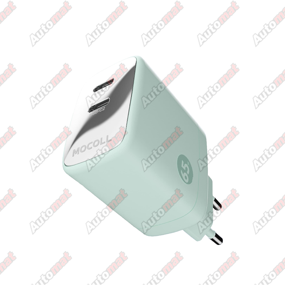 Сетевое зарядное устройство Mocoll 20W Fast Charge Type-C Flash Green
