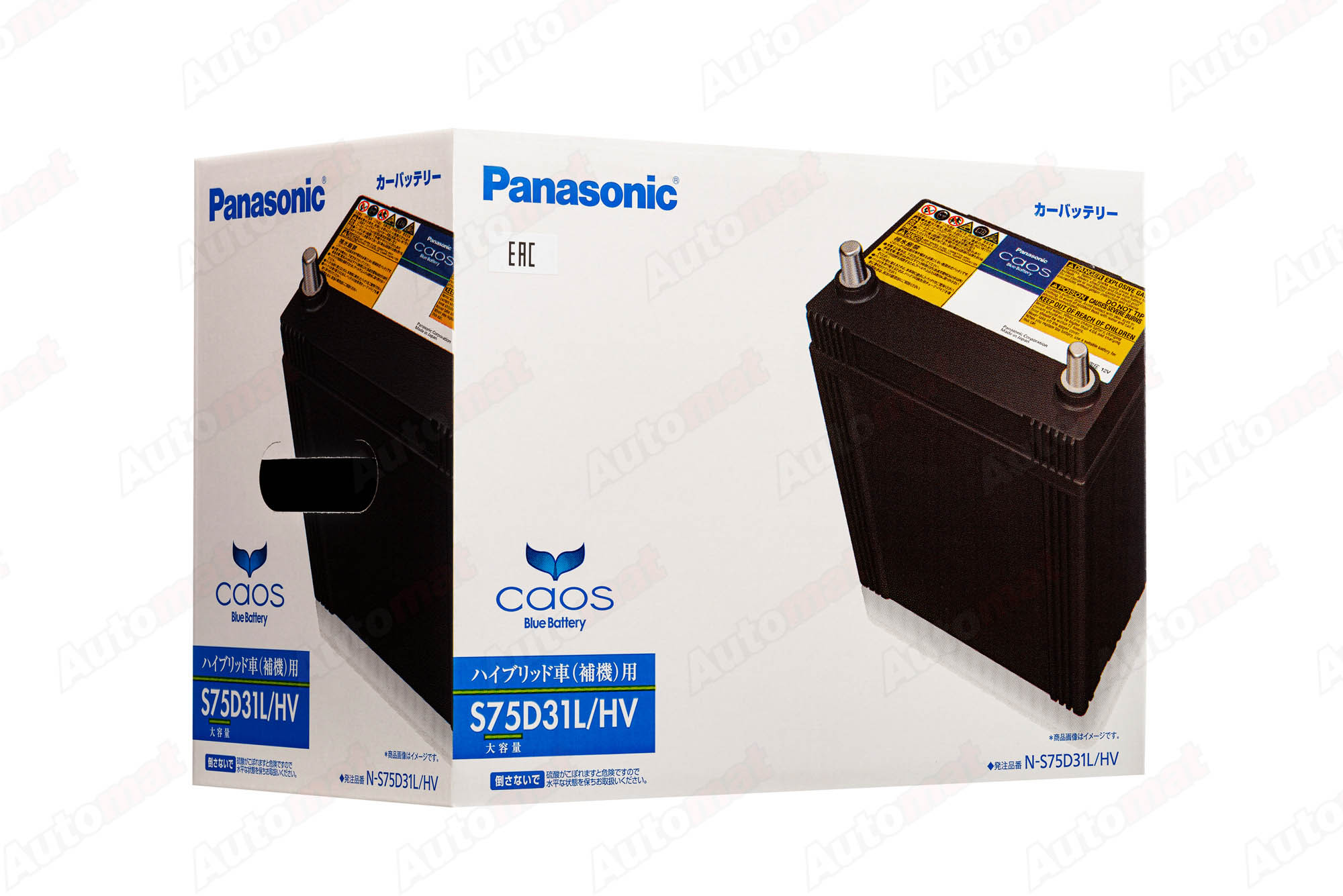 Аккумулятор PANASONIC CAOS 68 А/ч N-S75D31L/HV