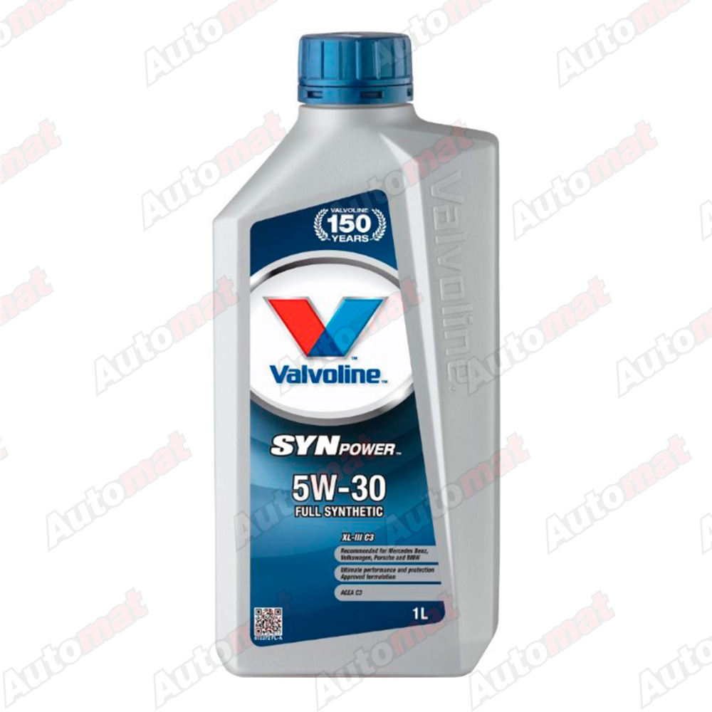 Моторное масло Valvoline Synpower 5W-30 SL/CF A3/B4, 1л