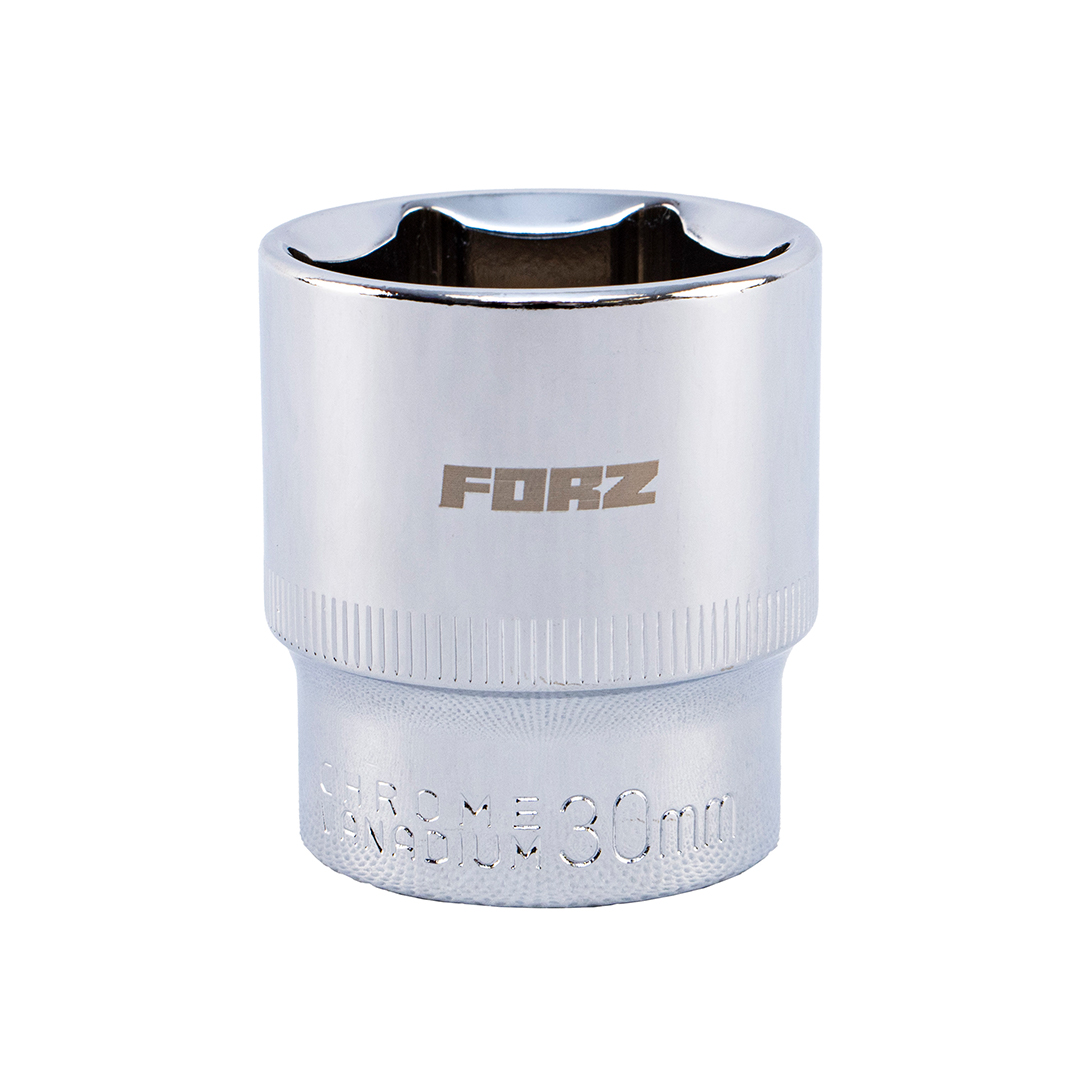 Головка торцевая шестигранная FORZ (1/2), 30 мм, CrV