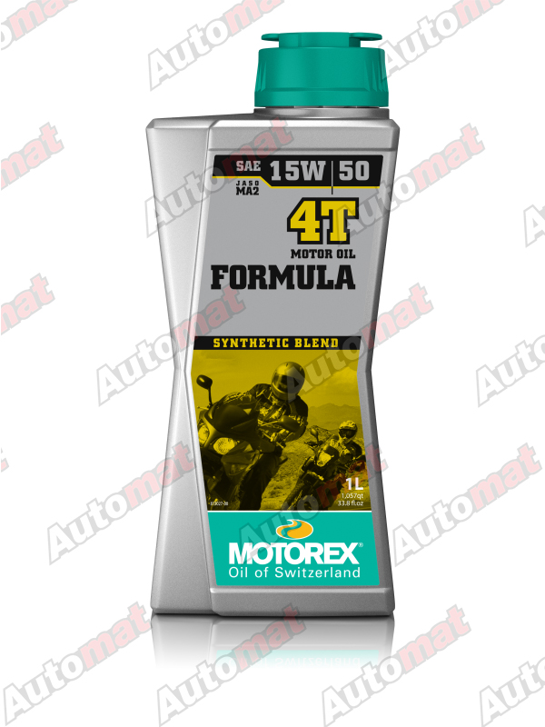 Масло моторное MOTOREX POWER FORMULA 4T SAE 15W-50 синтетическое, 1л