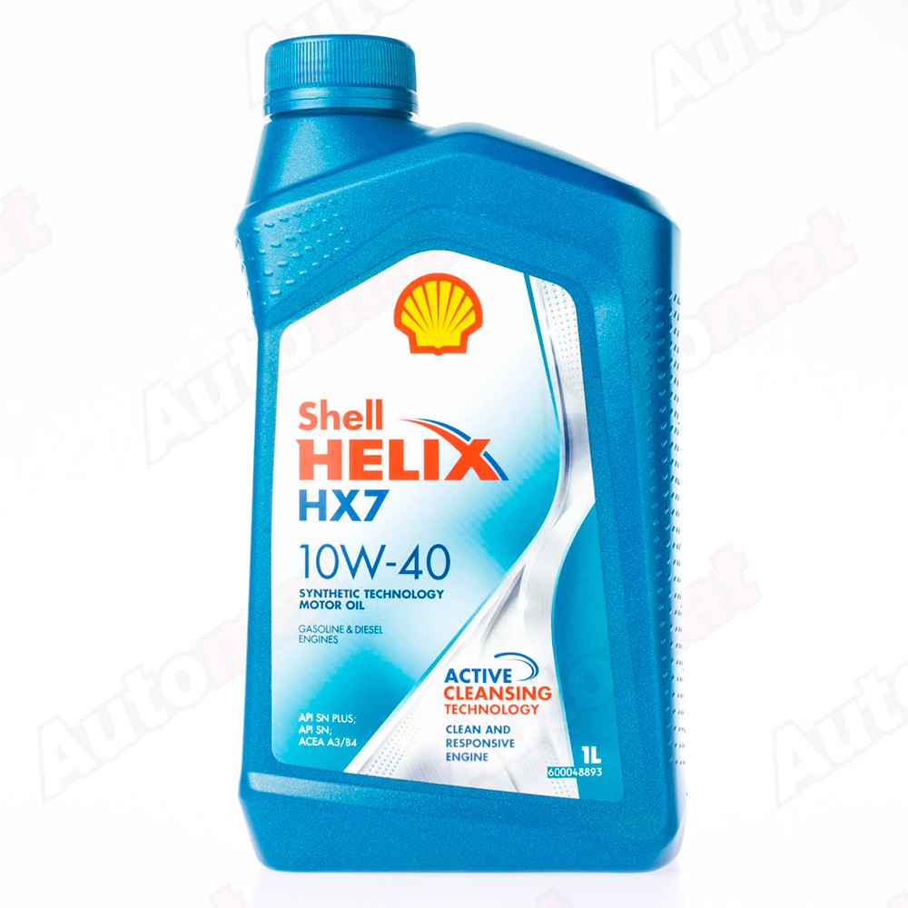 Моторное масло Shell Helix HX7 SN/CF A3/B4 10W-40, 1л