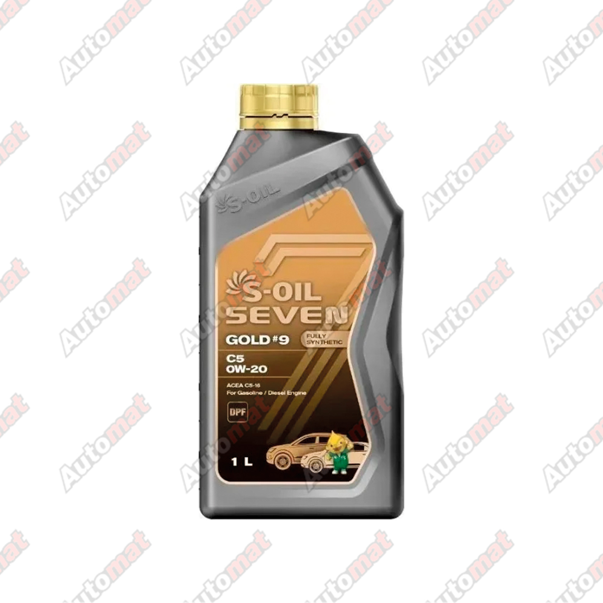 Масло моторное S-OIL 7 GOLD #9 C5 0W-20 Fully Synthetic 1л