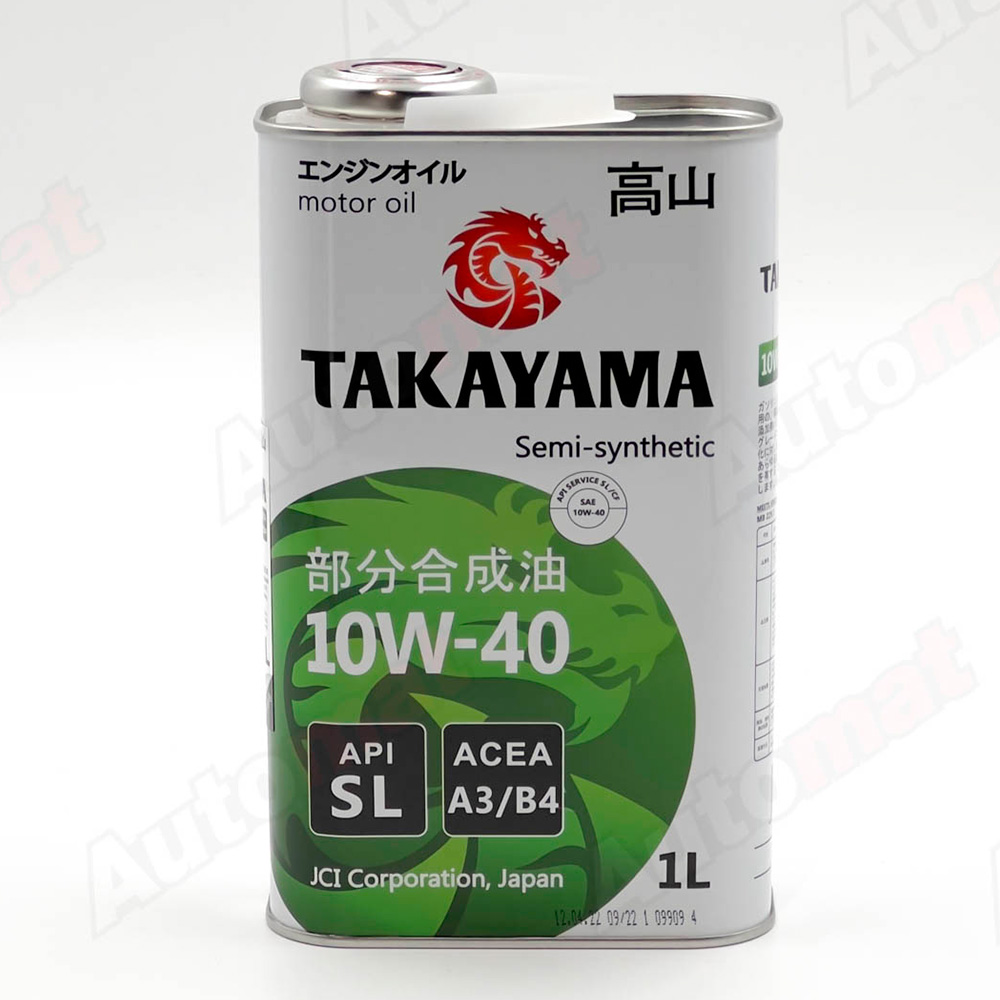 Моторное масло TAKAYAMA SAE 10W-40 SL A3/B4, 1л