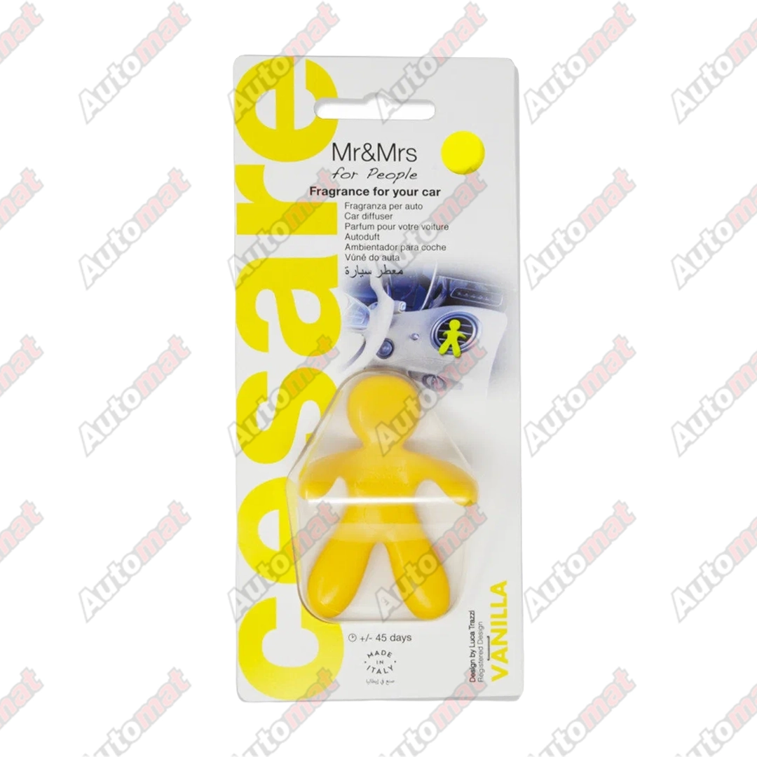 Ароматизатор CESARE «VANILLA» Желтый