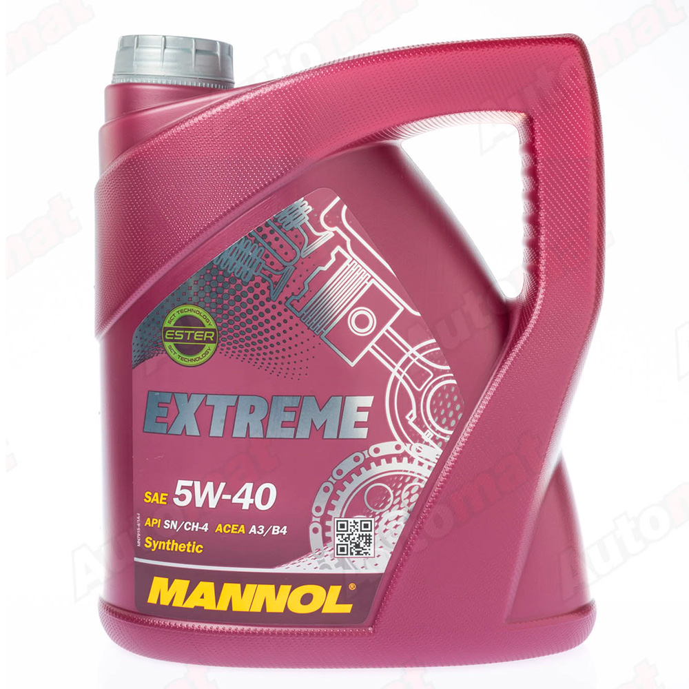 Моторное масло MANNOL 7915 EXTREME 5W-40 SN/CH-4 A3/B4 FULLY SYNTHETIC, 4л