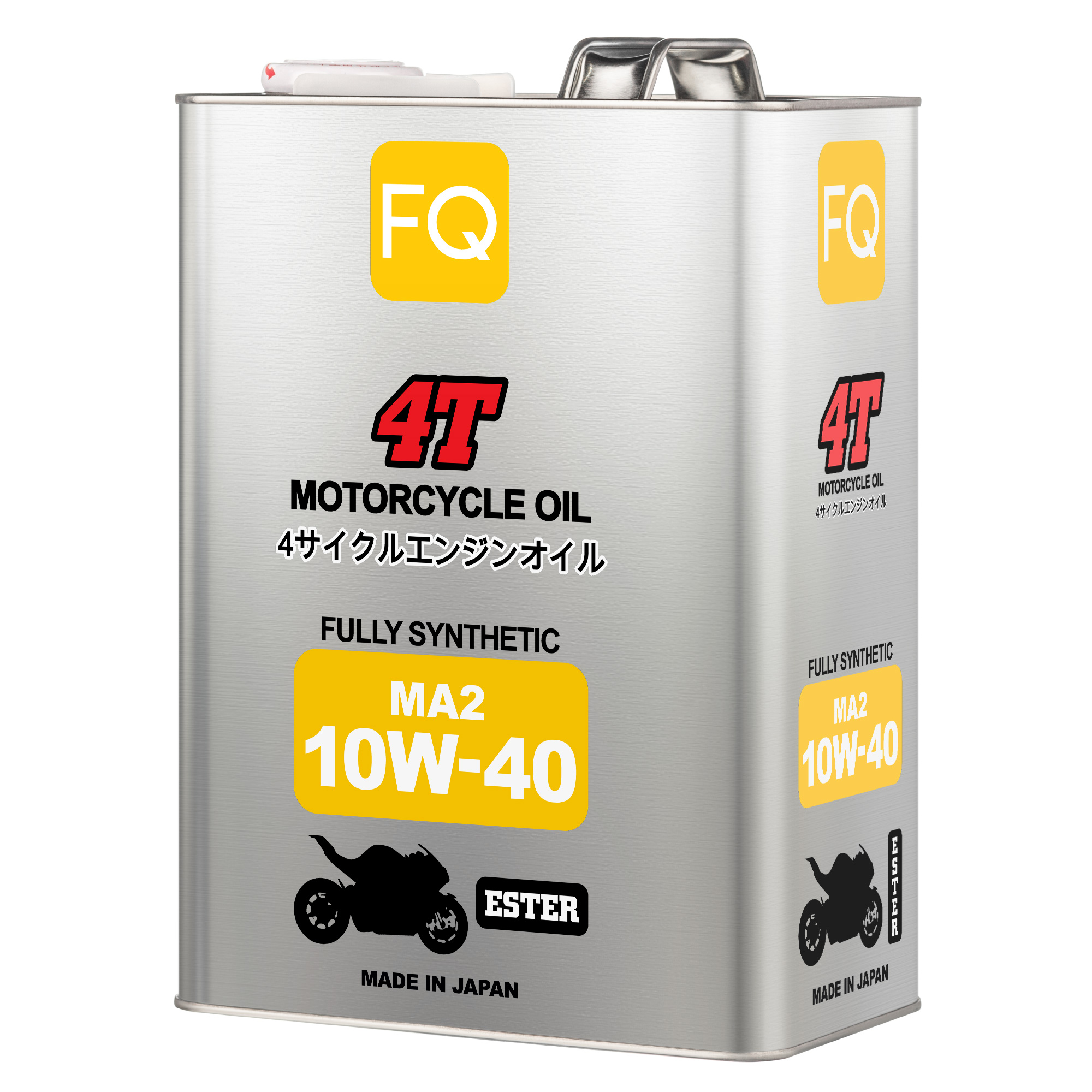 Масло моторное FQ 10W-40 4T MA2/SP FULLY SYNTHETIC (ESTER), 4л
