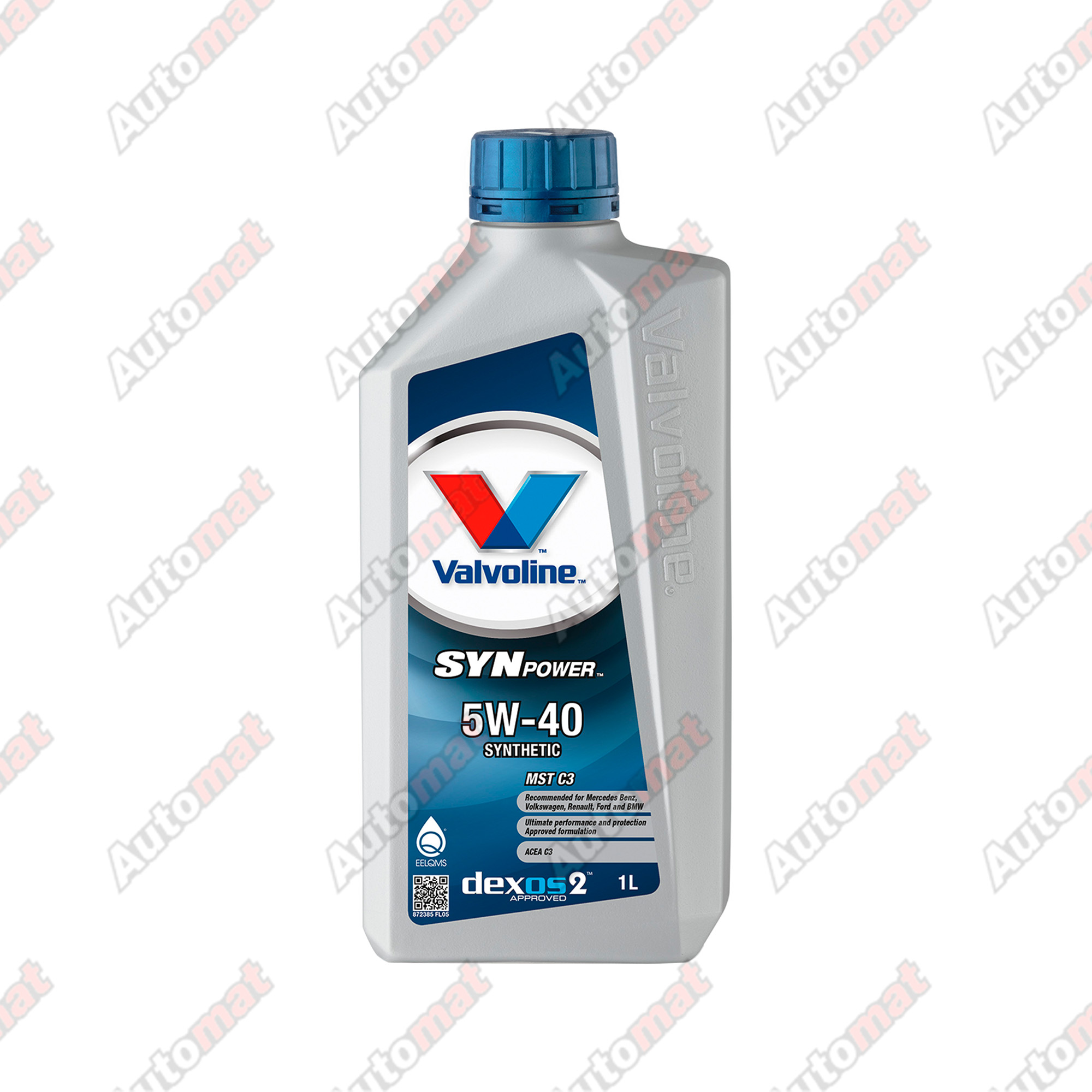 Масло моторное Valvoline SynPower MST C3 5W40, 1л