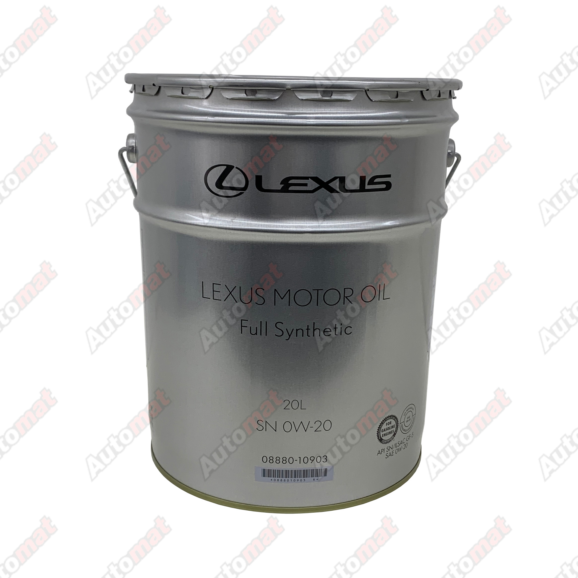 Масло моторное Lexus MOTOR OIL SN FULL SYNTHETIC 0W-20, 20л 08880-10903 