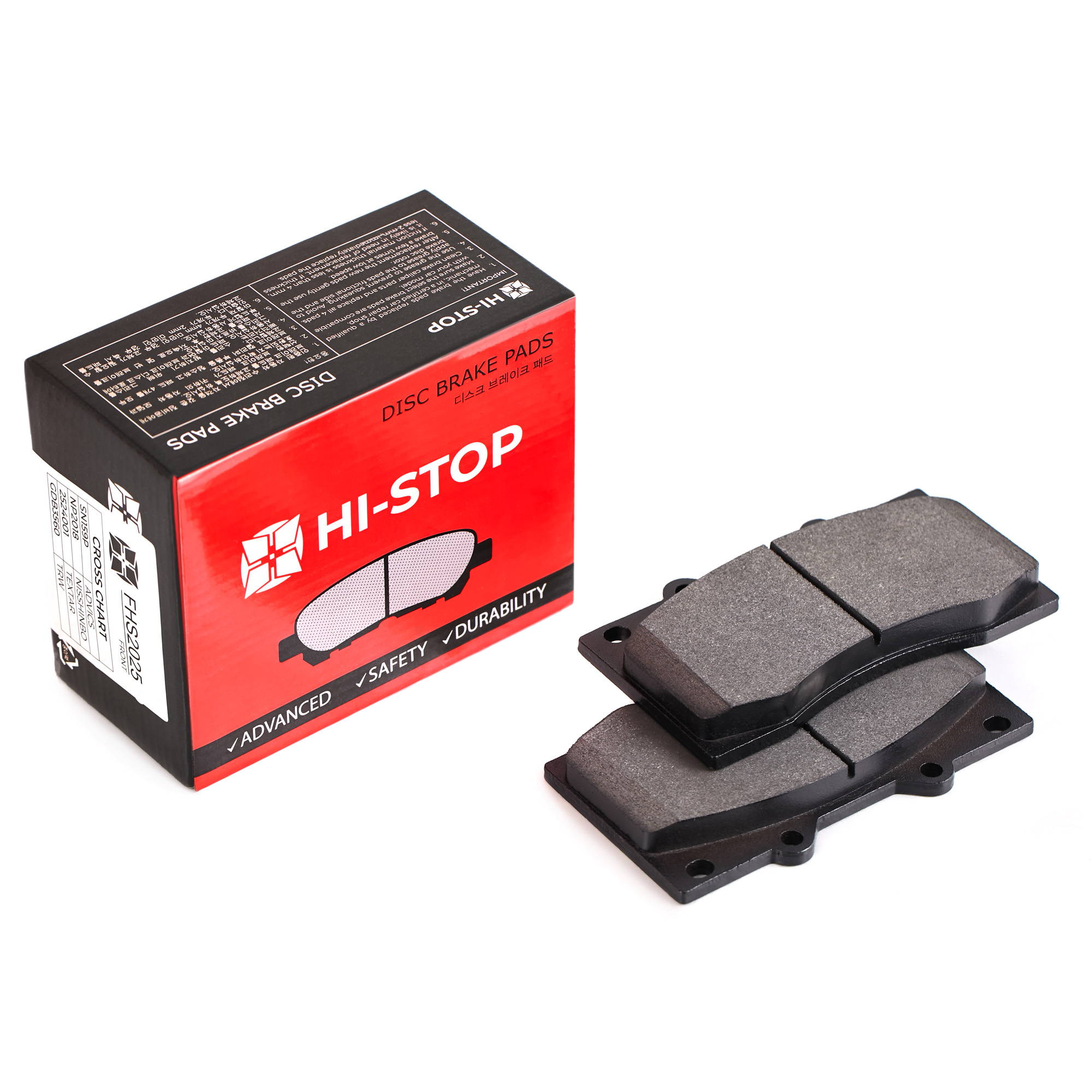 Колодки тормозные дисковые HI-STOP FHS2025