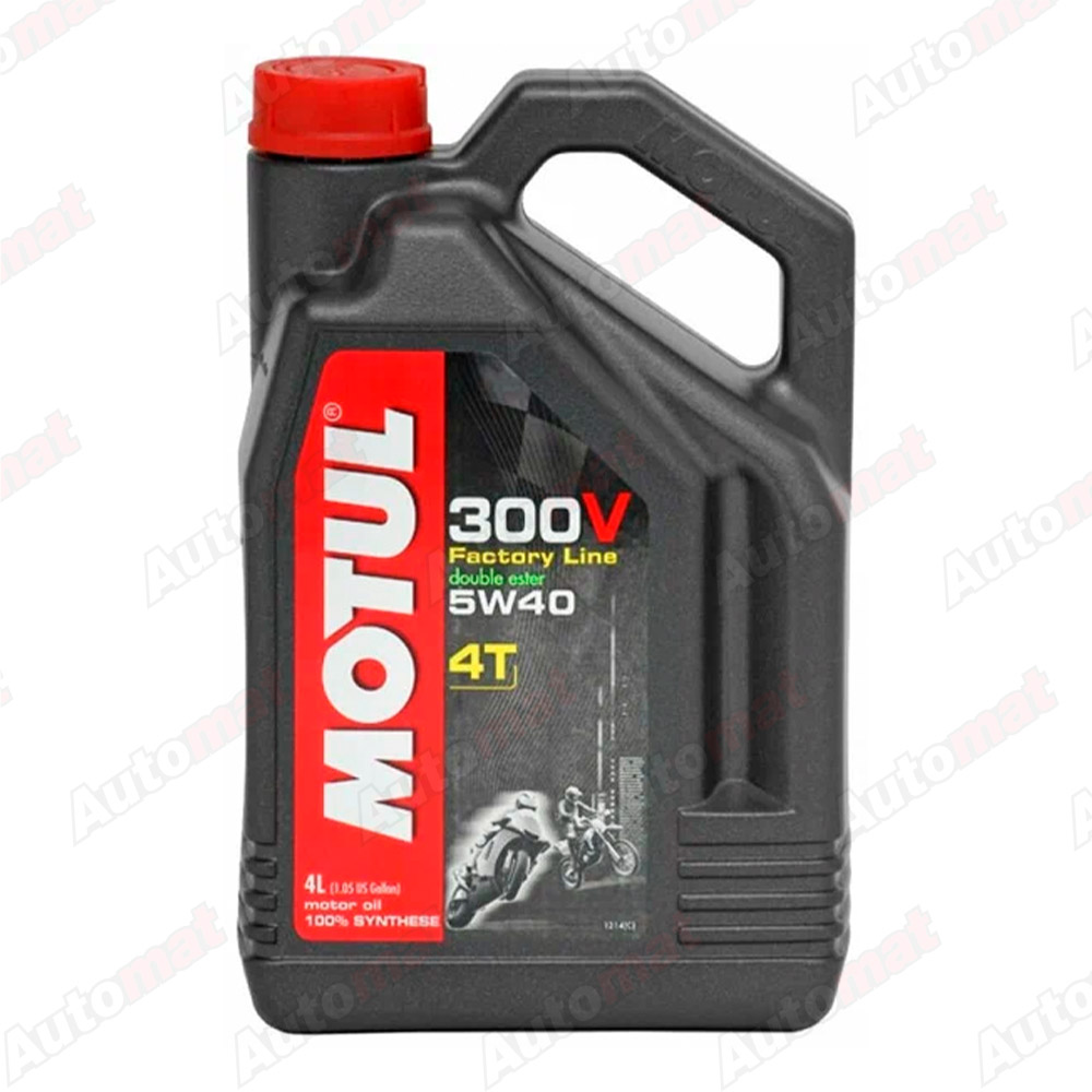 Масло моторное Motul 300V 4T Factory Line ROAD RACING 5W40 синтетическое (4л)