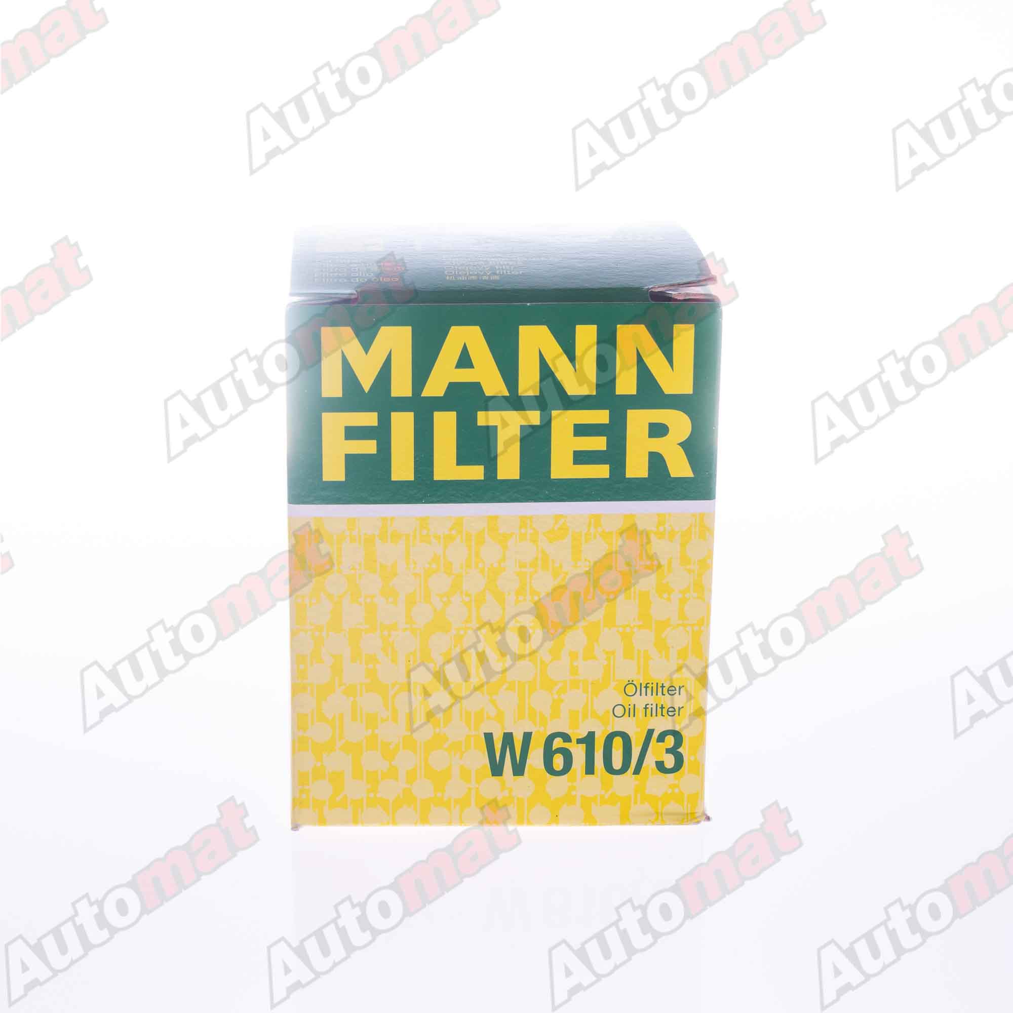 Фильтр масляный MANN-FILTER W 610/3 / C-225 / C-312