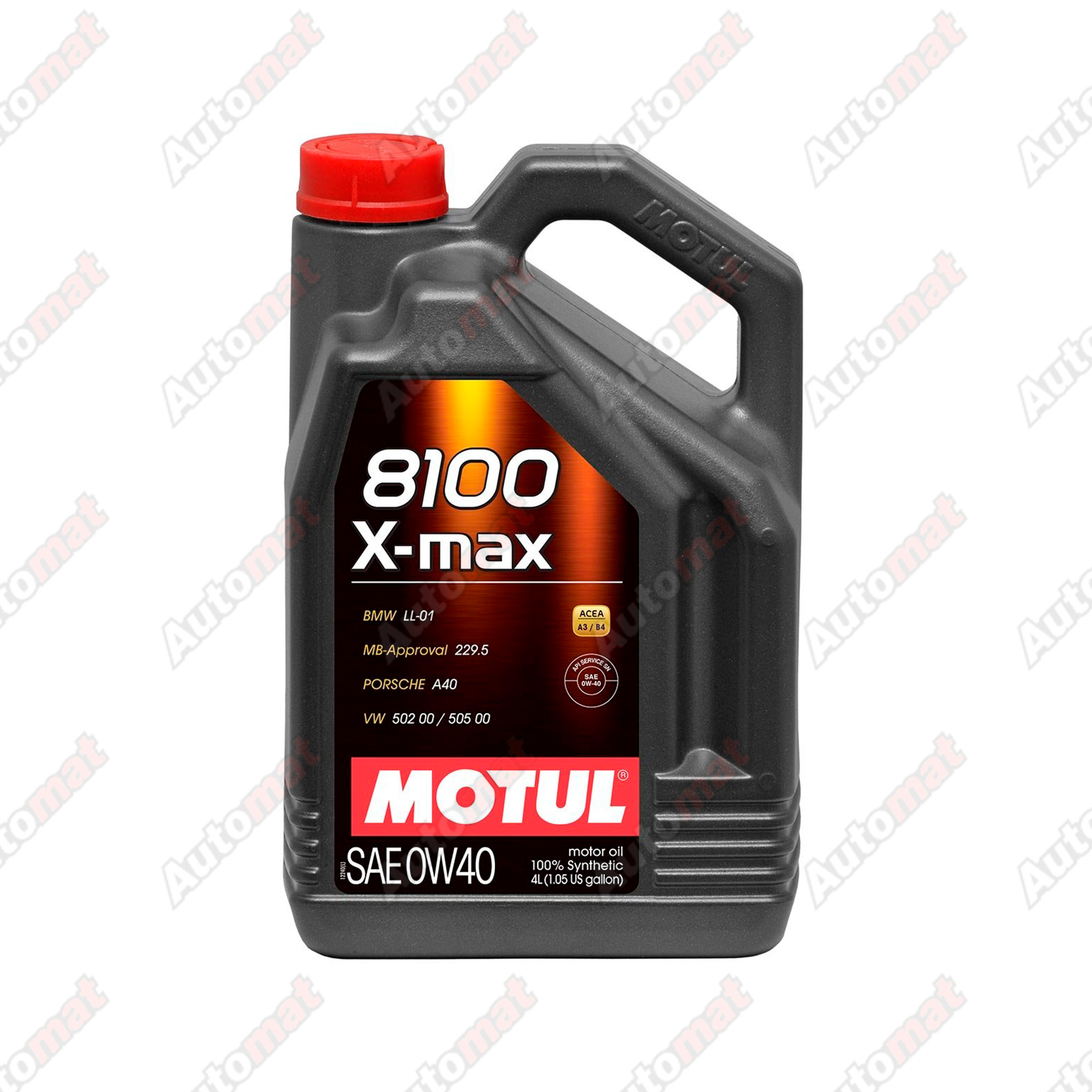 Моторное масло Motul 8100 X-max 0W40, 4л