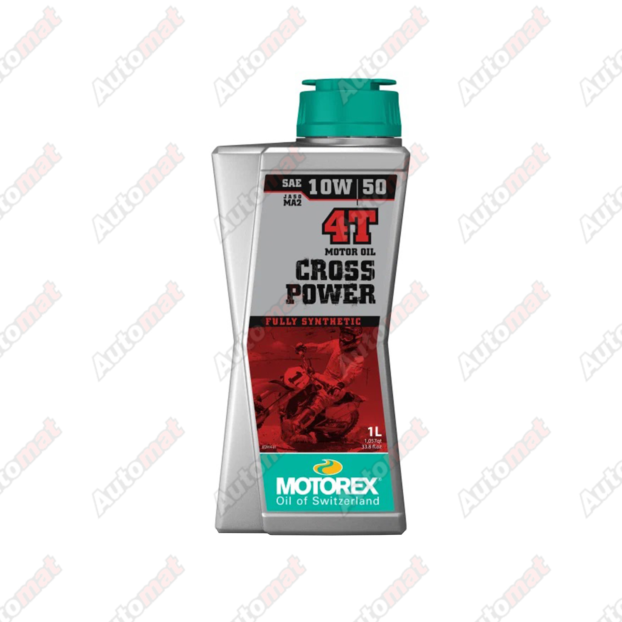 Масло моторное MOTOREX CROSS POWER 4T SAE 10W-50 синтетическое, 1л