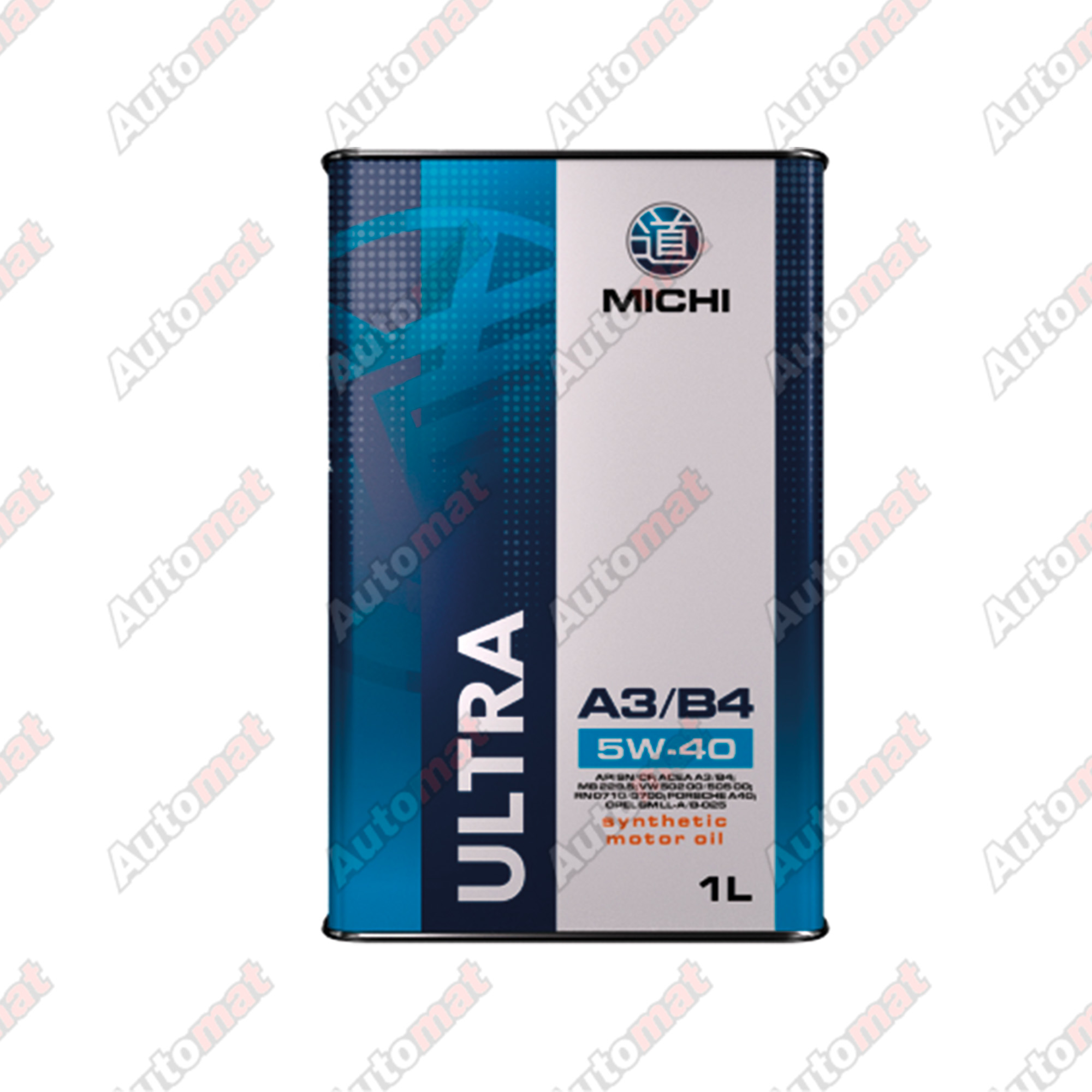 Масло моторное MICHI ULTRA 5W-40 SN/CF A3/B4, 1л