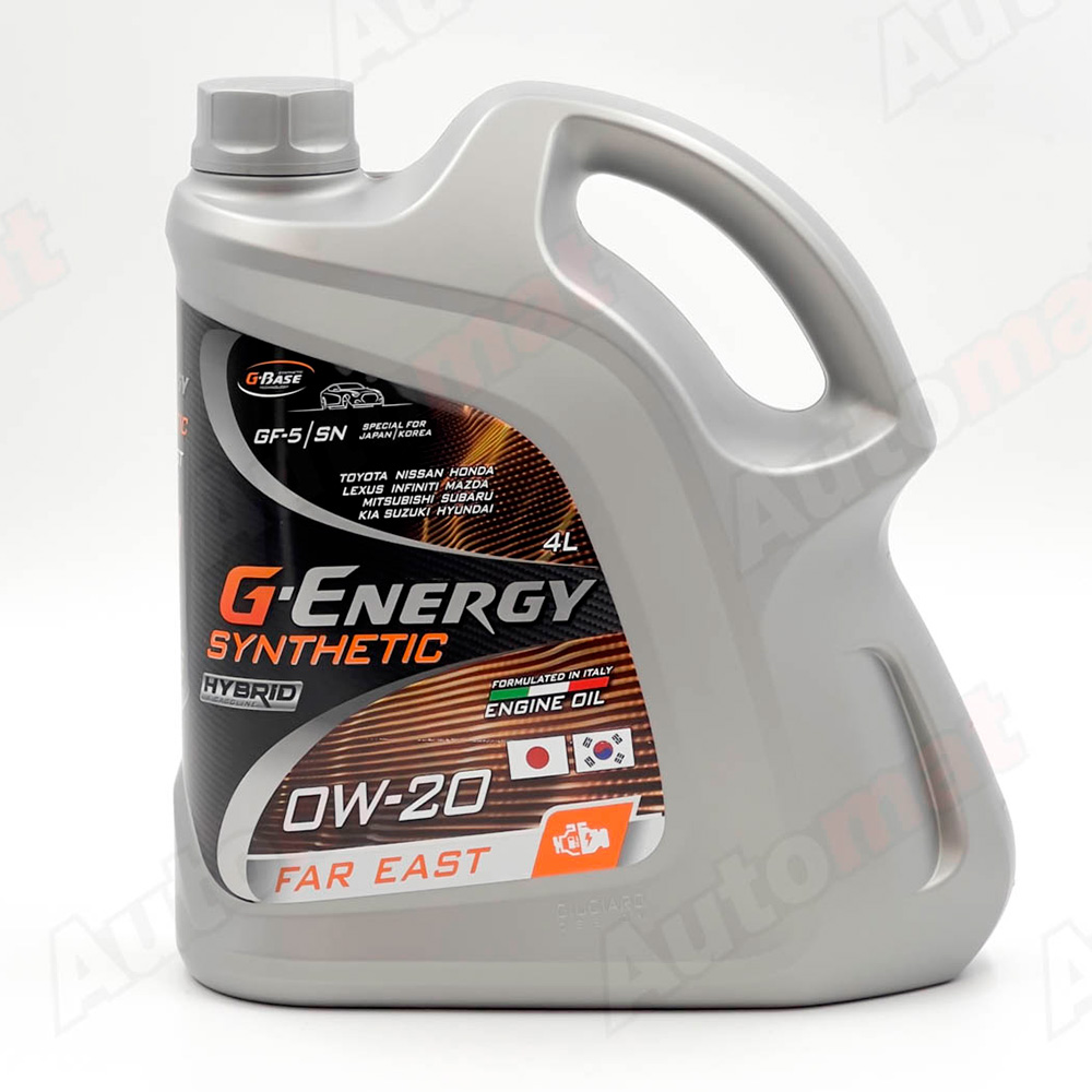 Моторное масло G-Energy Synthetic Far East 0W-20, 4л