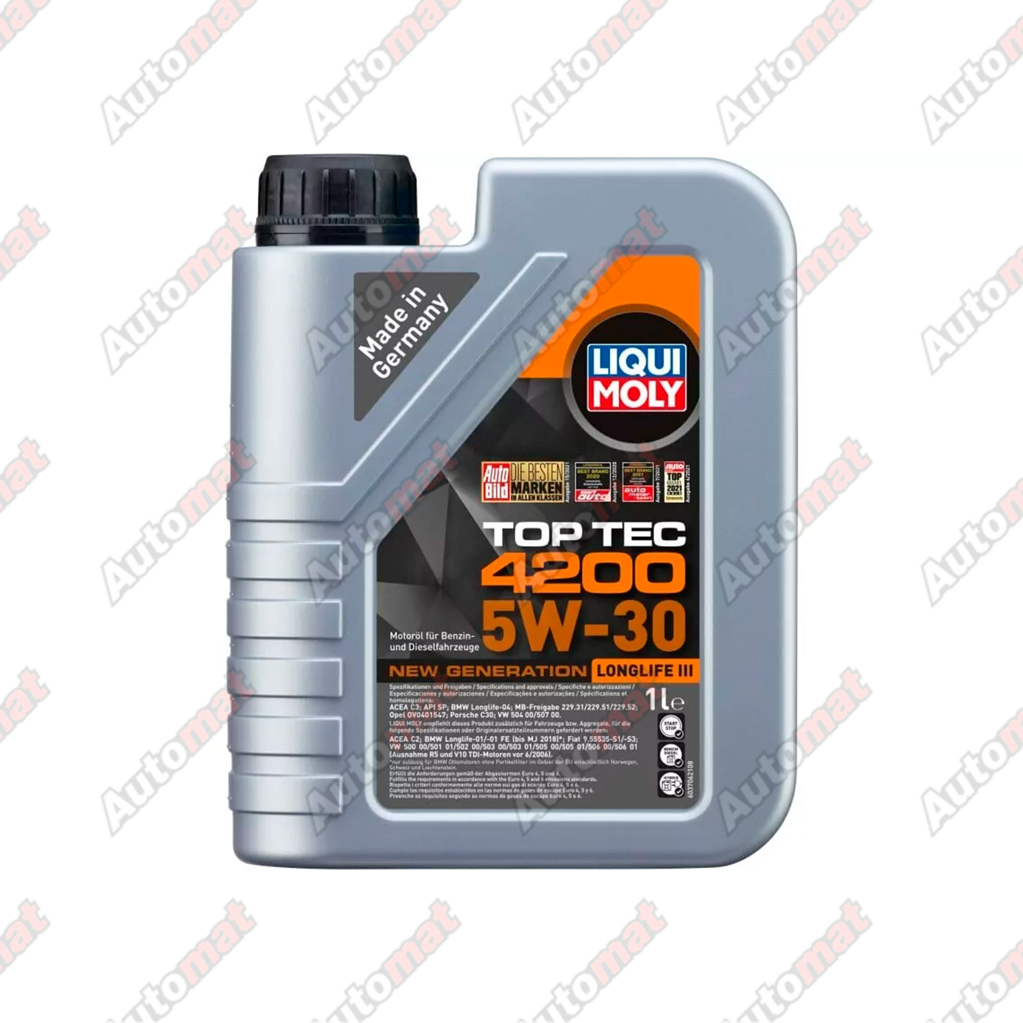 Масло моторное Liqui Moly Top Tec 4200 New Generation 5W-30 SP C3 1л 8972